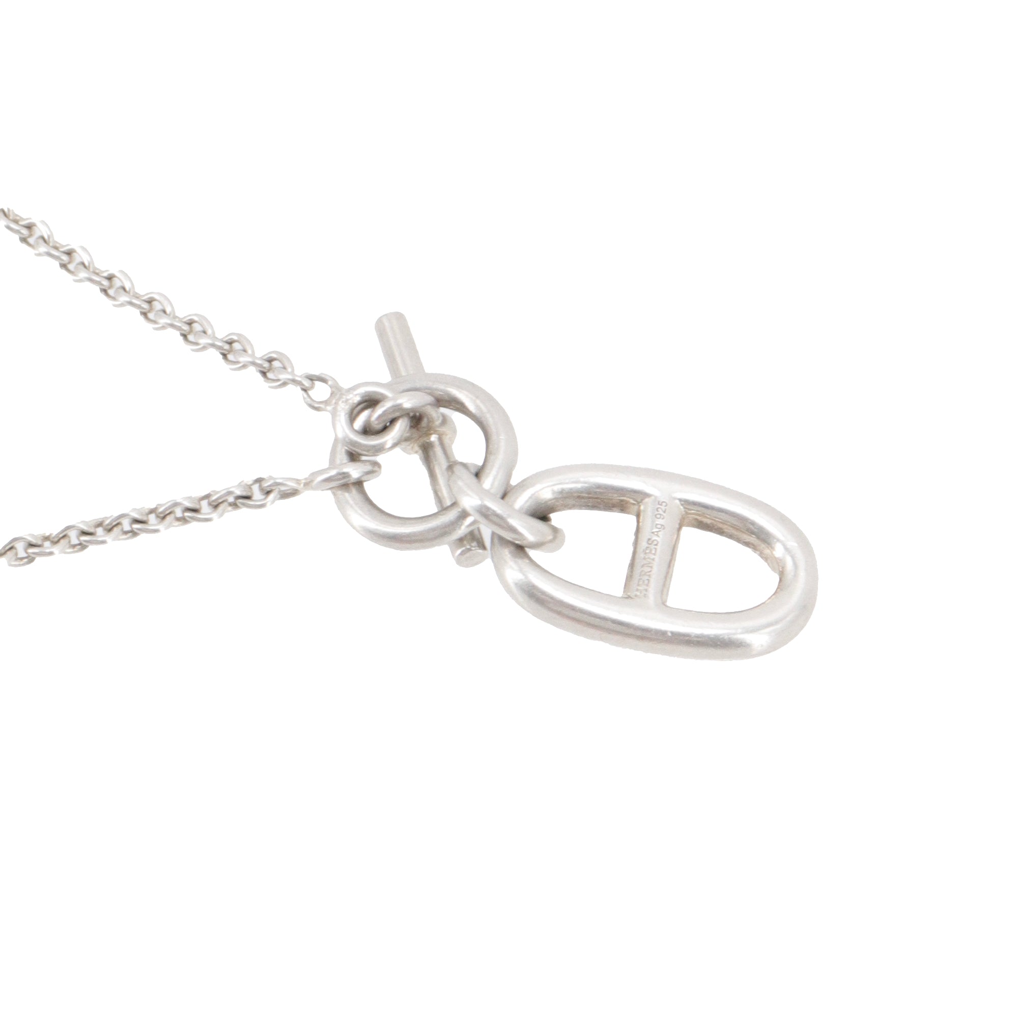 HERMÈS - Hermès Anchor Chain Pendant in silver