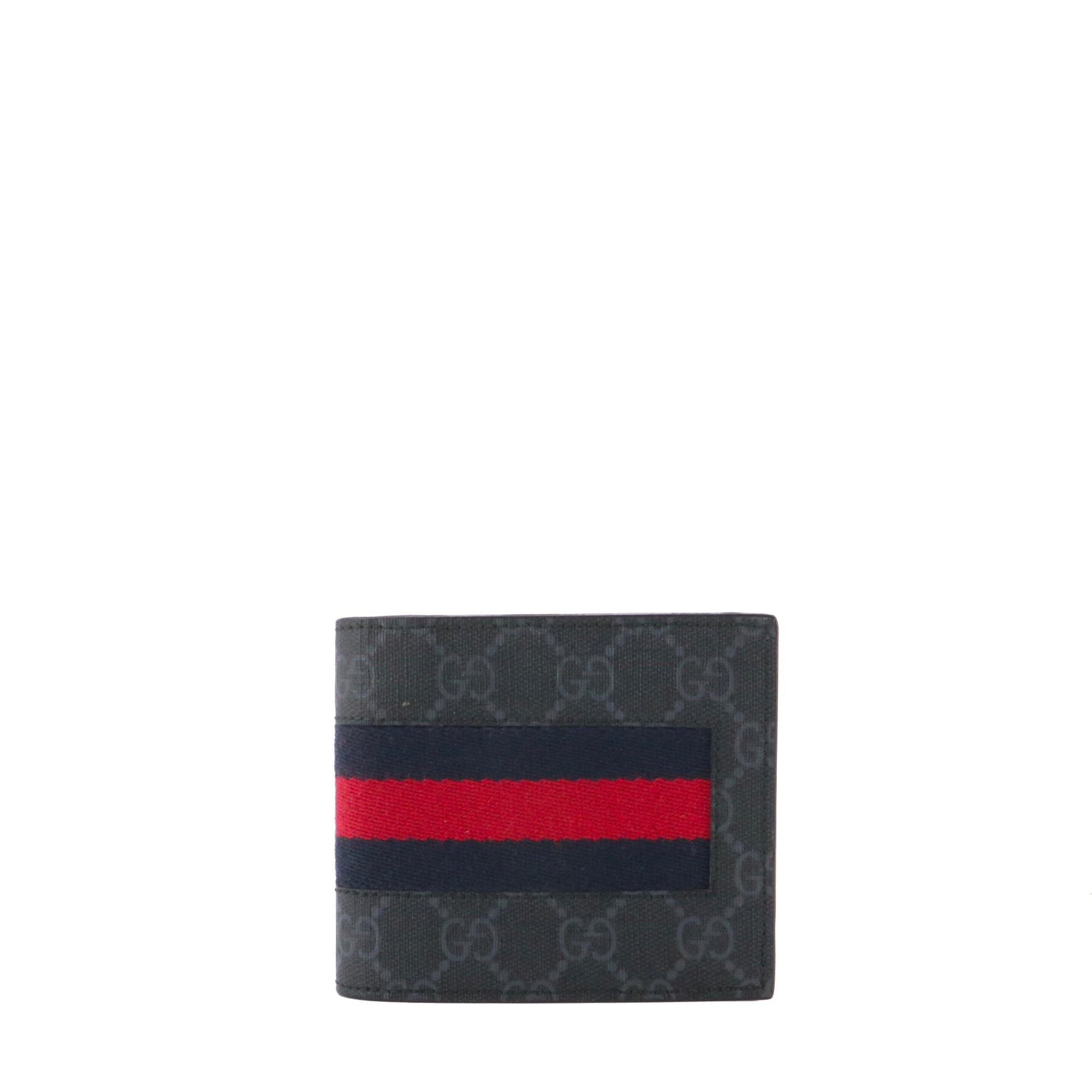 GUCCI - Portefeuille GG Supreme Gucci en toile enduite monogrammée