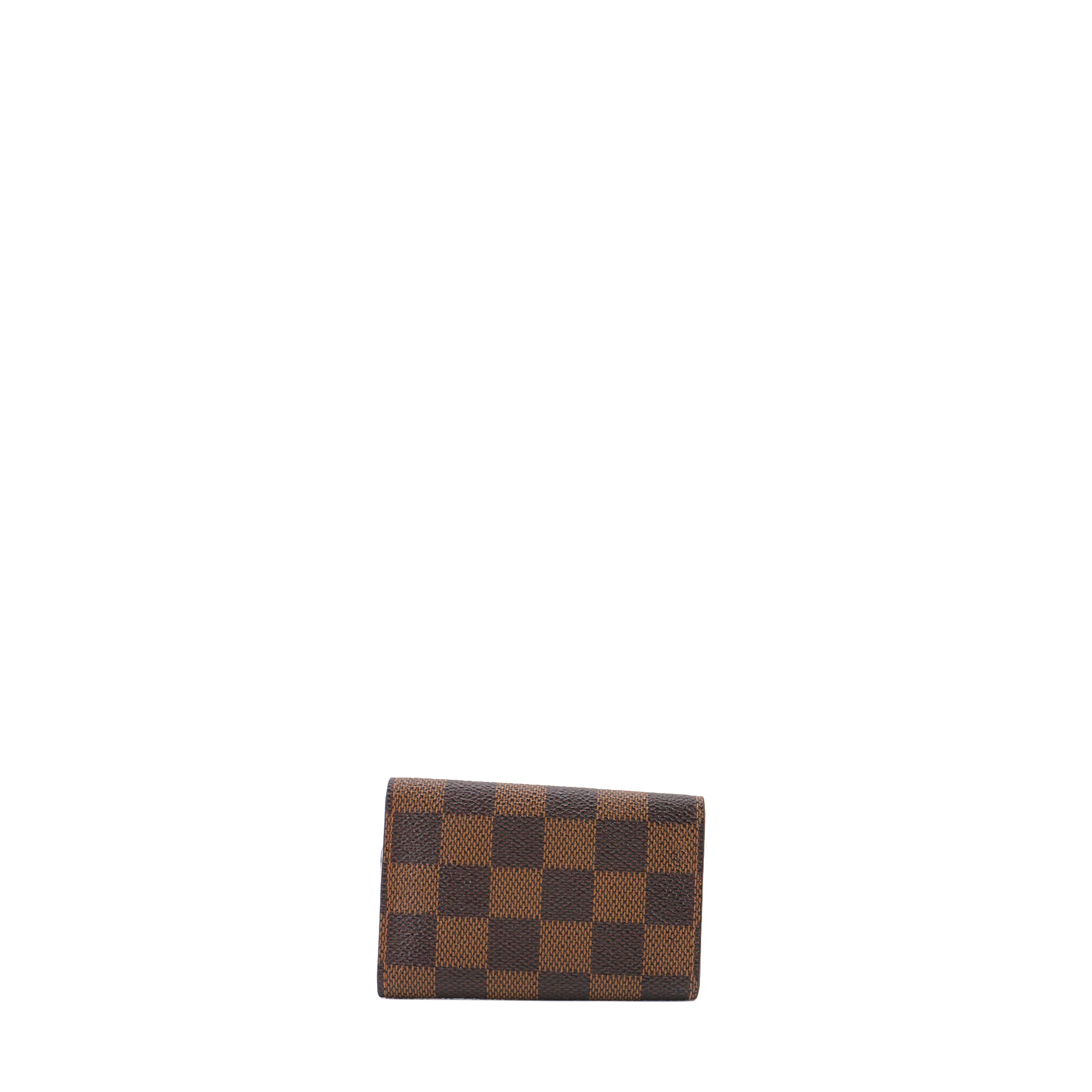 LOUIS VUITTON - Pochette Multiclés 6 Louis Vuitton en toile damier ébène