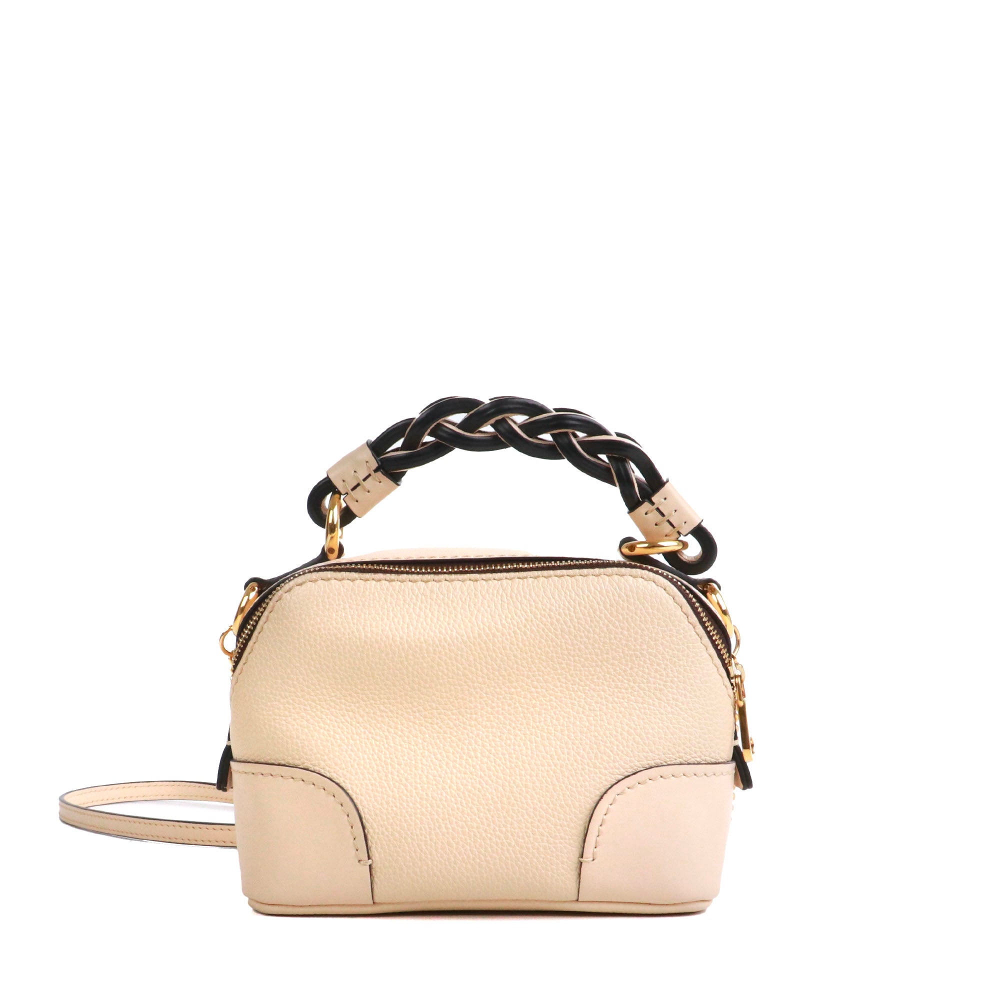 CHLOÉ - Darry shoulder bag in black grained leather