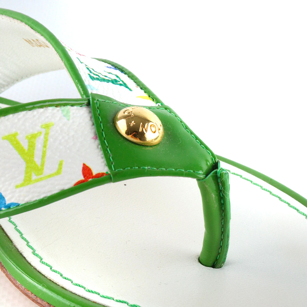 LOUIS VUITTON - Sandales plates LV x Murakami (T35)