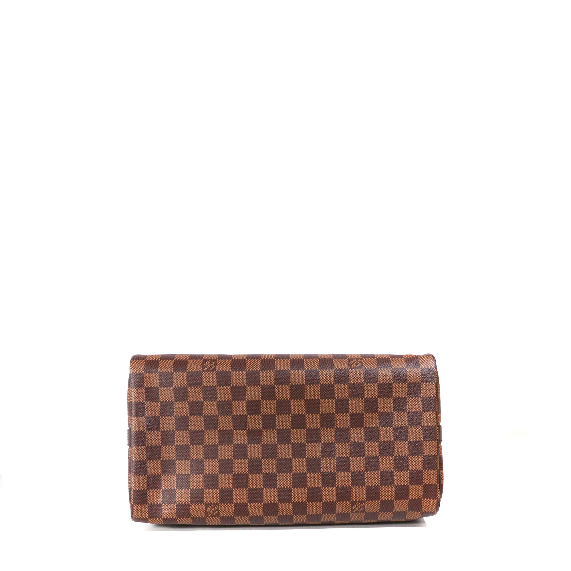 LOUIS VUITTON - Louis Vuitton Speedy 35 shoulder bag in Damier Ébène canvas