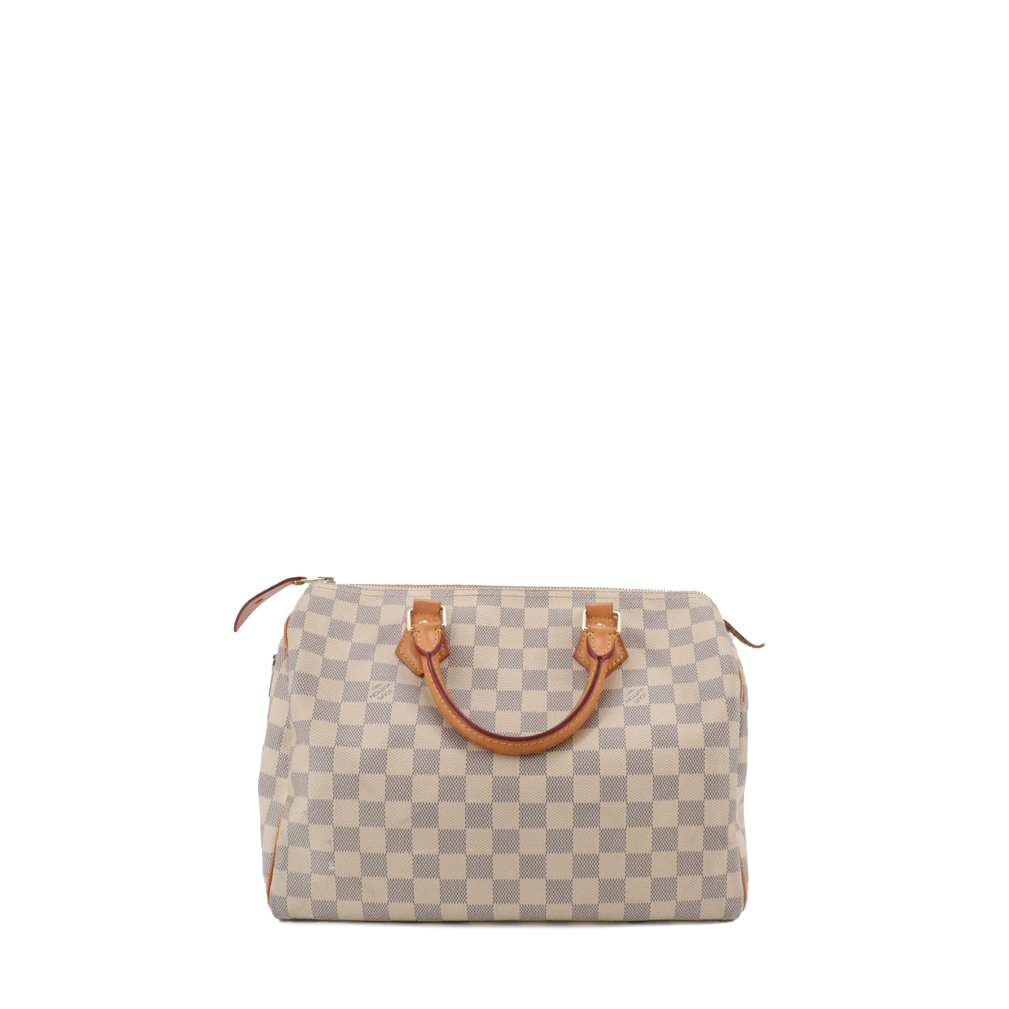 LOUIS VUITTON - Sac à main Speedy 30 Louis Vuitton en toile damier azur