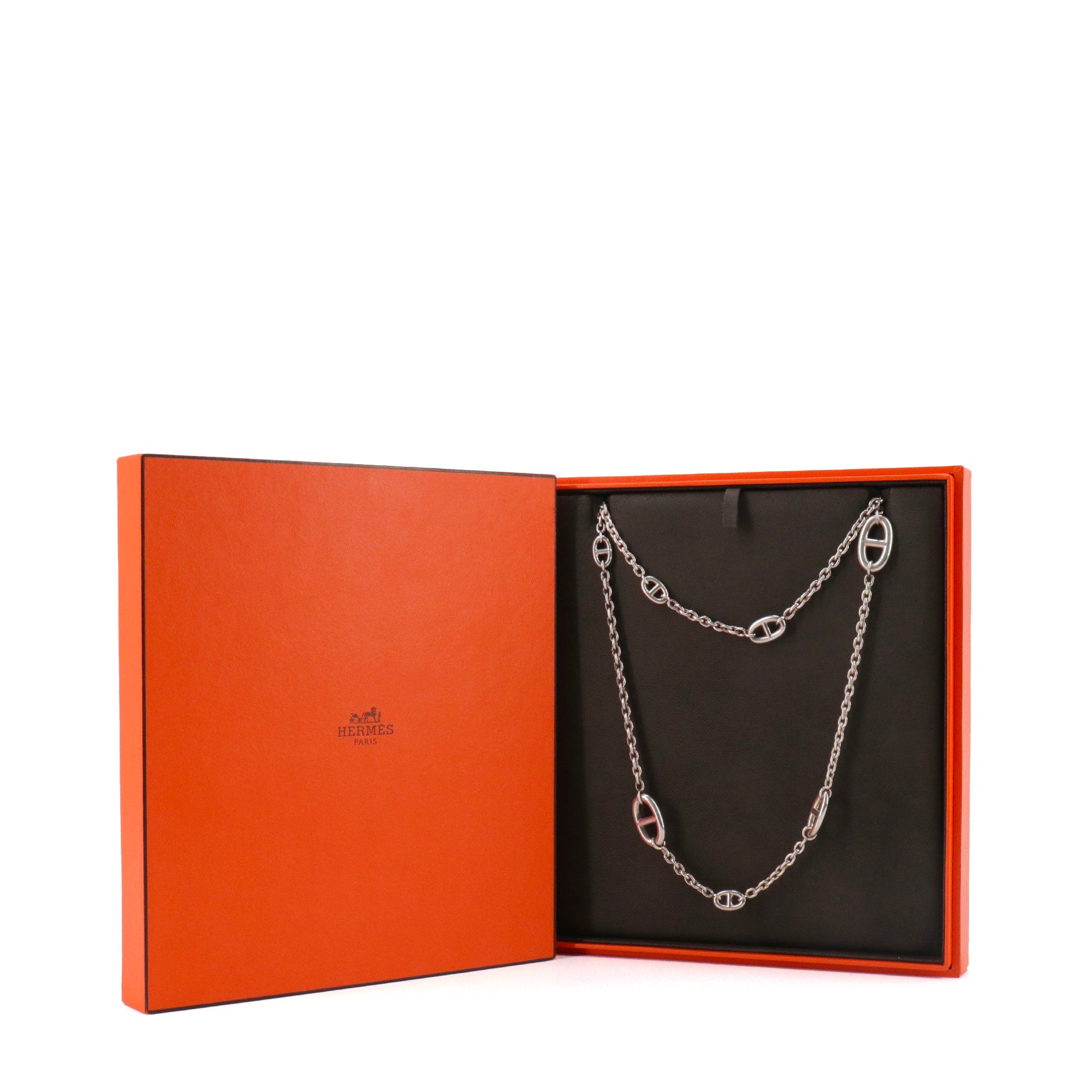 HERMÈS - Sautoir Farandole 80 Hermès en argent
