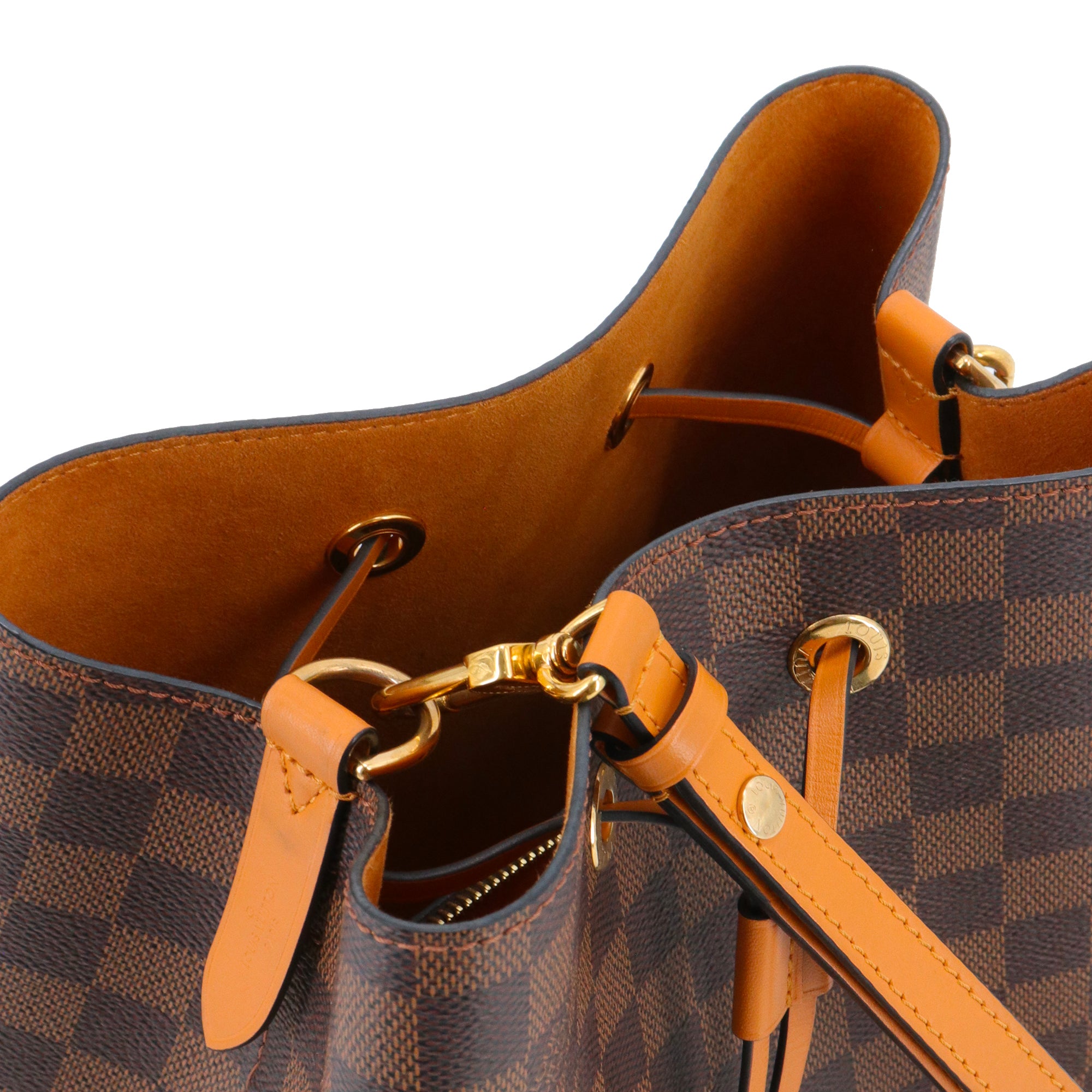 LOUIS VUITTON - Sac à épaule Néonoé Louis Vuitton en toile damier ébène