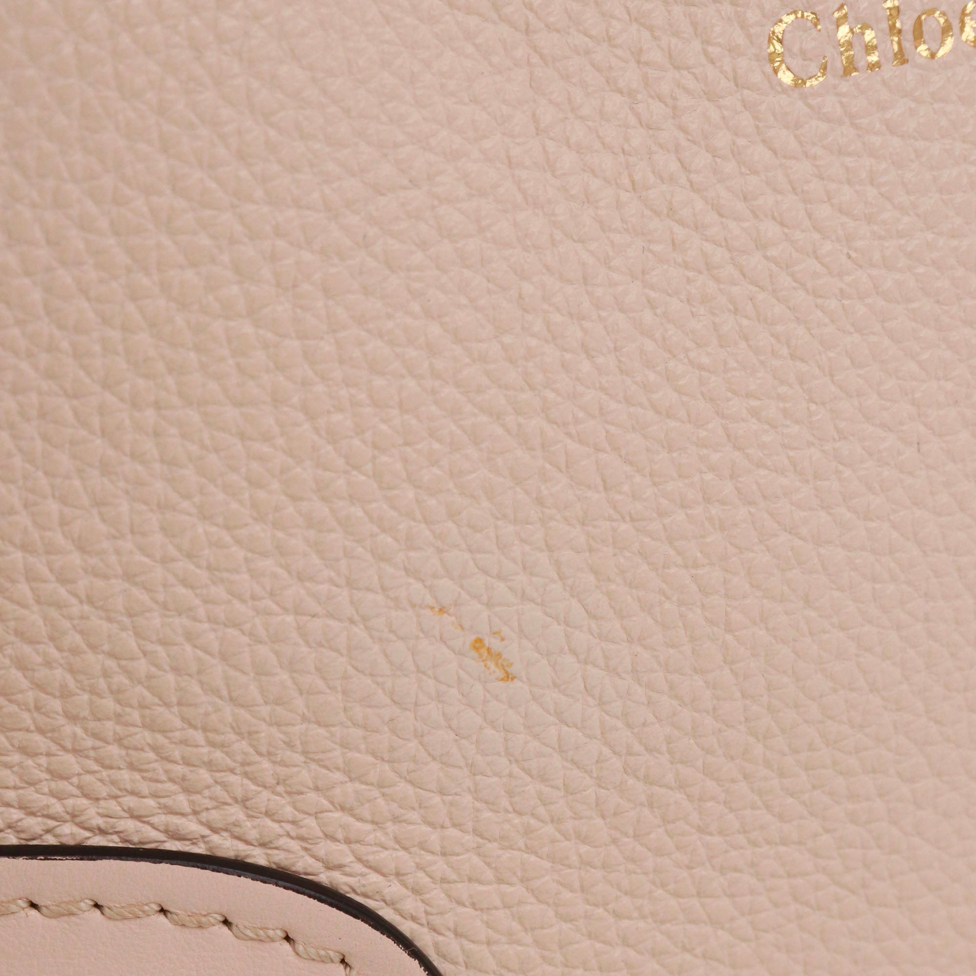 CHLOÉ - Darry shoulder bag in black grained leather
