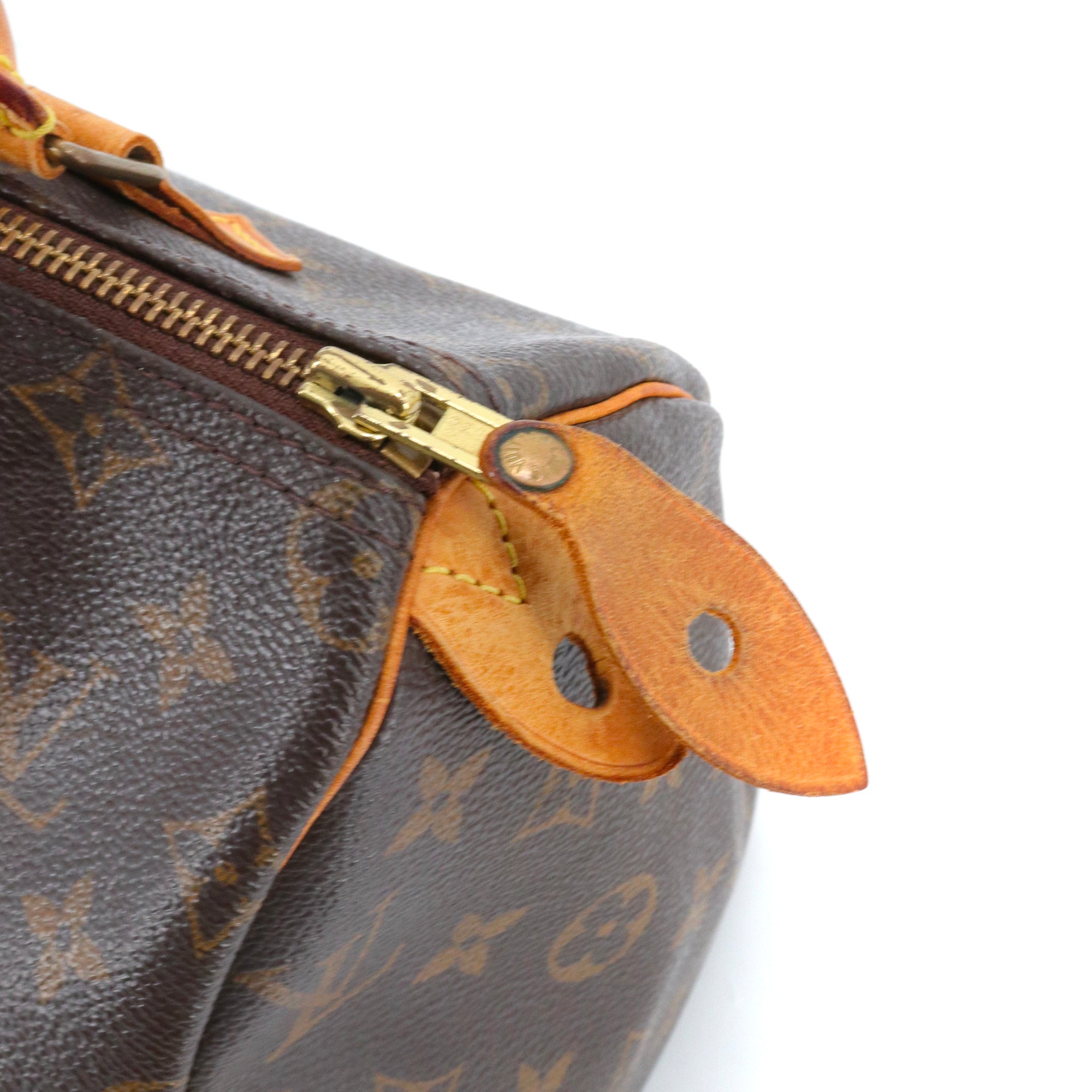 LOUIS VUITTON - Sac à main Speedy 25 Louis Vuitton en toile monogrammée vintage
