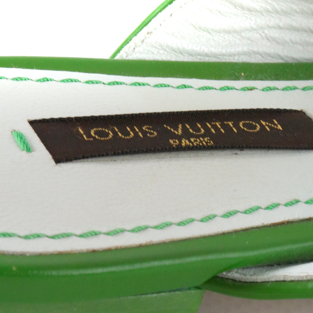 LOUIS VUITTON - Sandales plates LV x Murakami (T35)