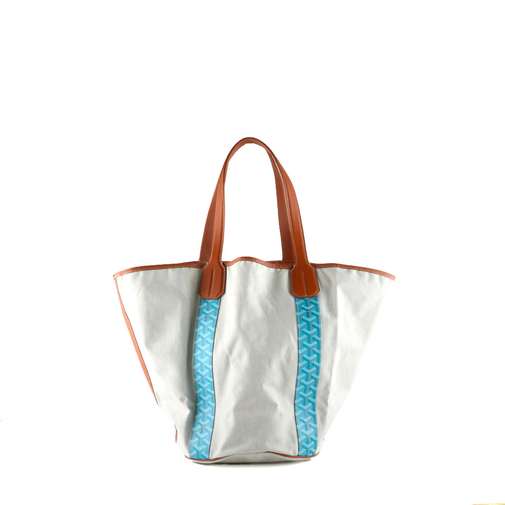 GOYARD - Sac cabas Belharra en toile et cuir réversible