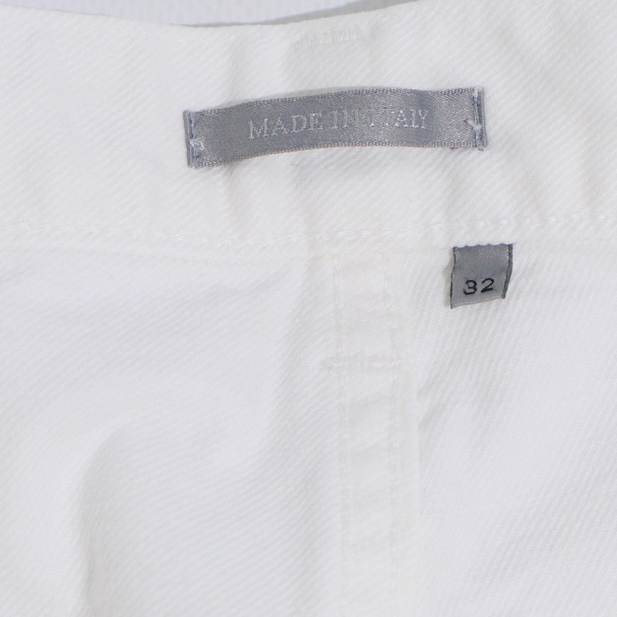 DIOR - Jean slim long en coton blanc (T32)