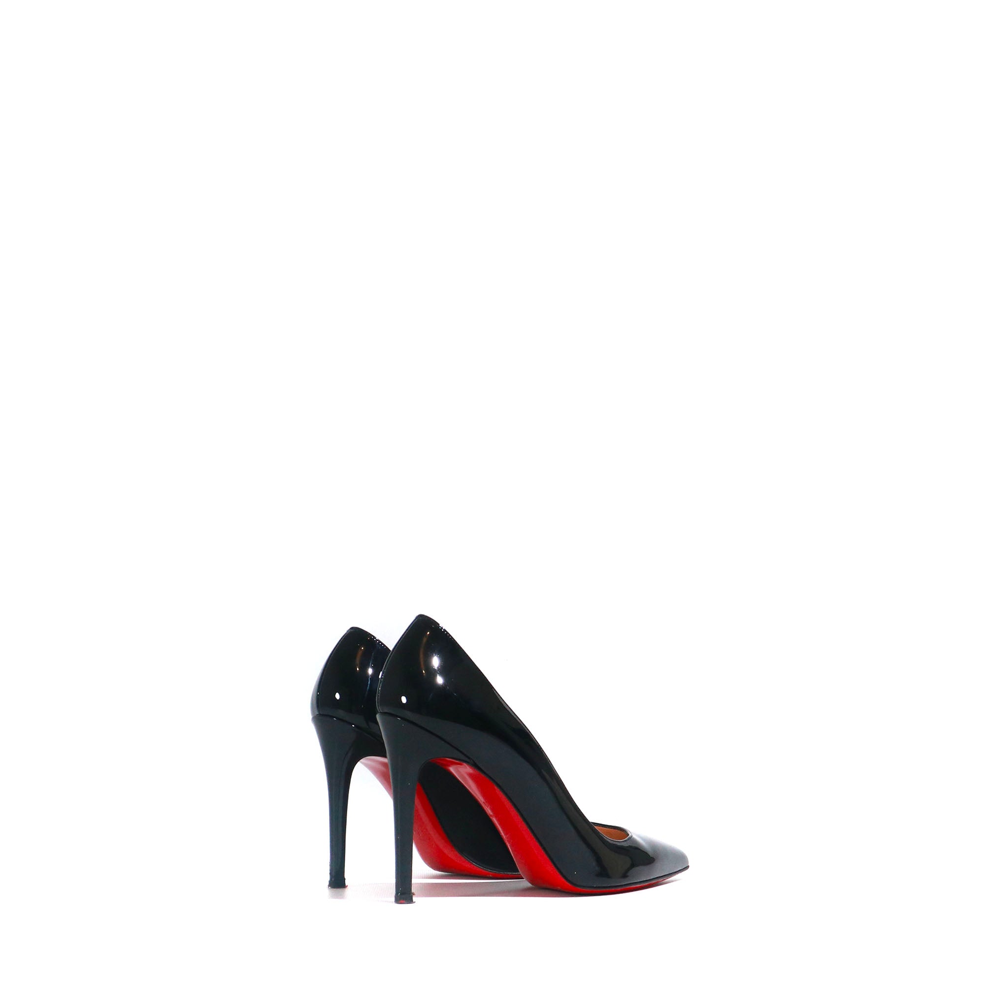 LOUBOUTIN - Pigalle pumps in black patent leather (T39)