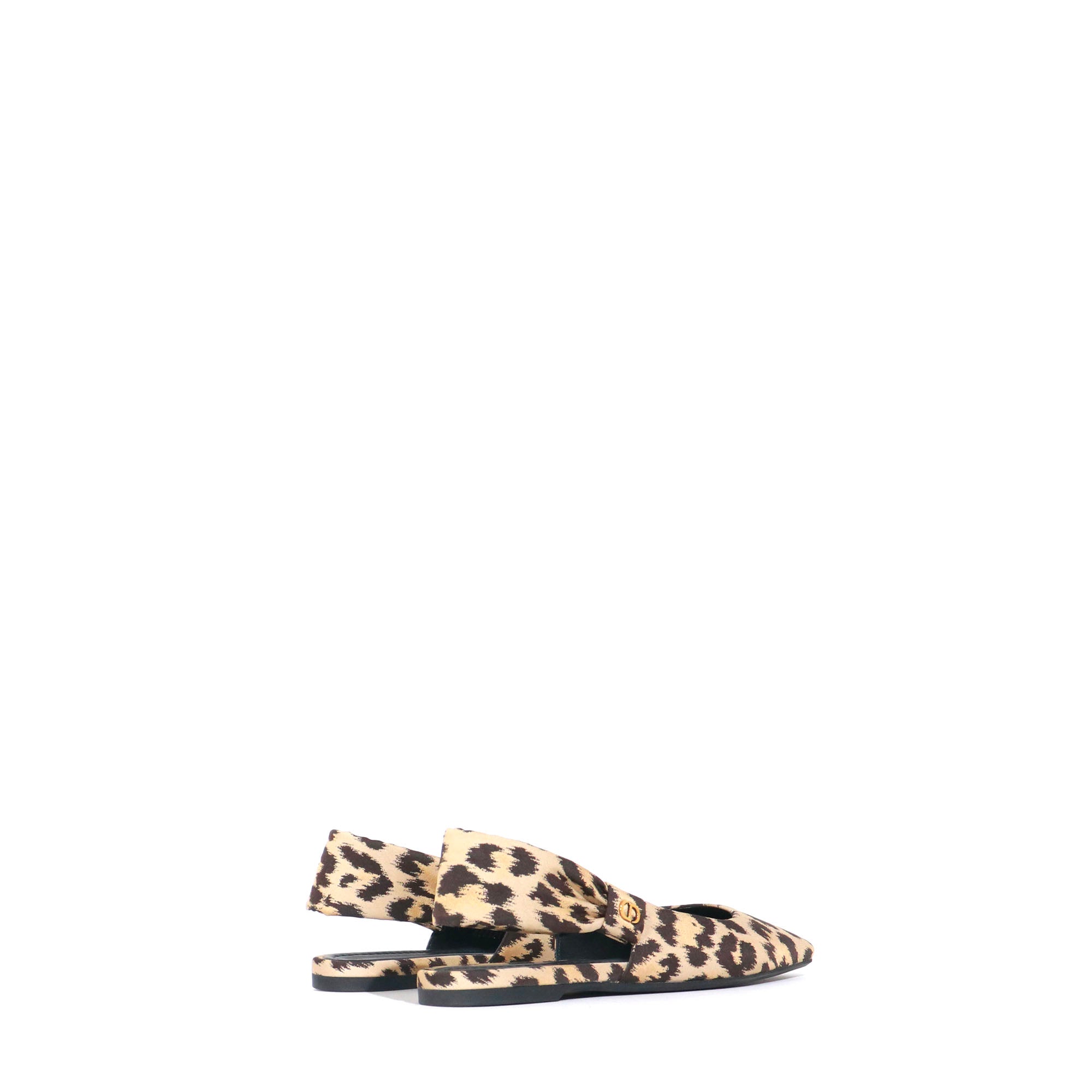 DIOR - Mizza Dior flat sandals in leopard canvas (T36.5)
