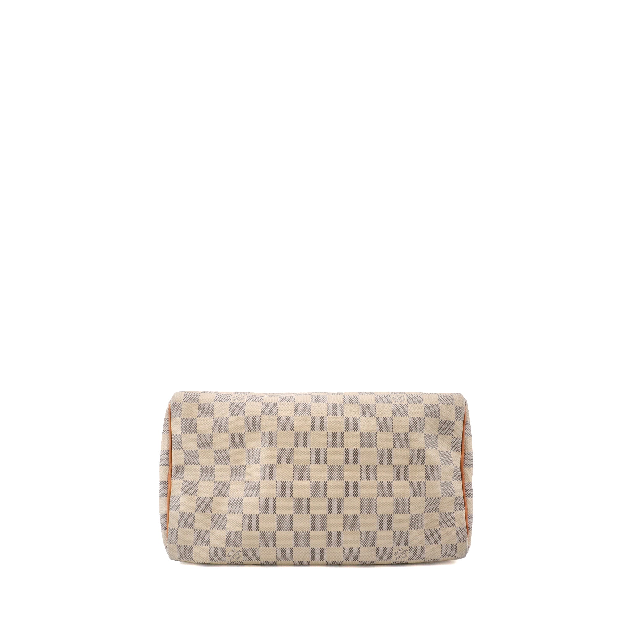 LOUIS VUITTON - Sac à main Speedy 30 Louis Vuitton en toile damier azur