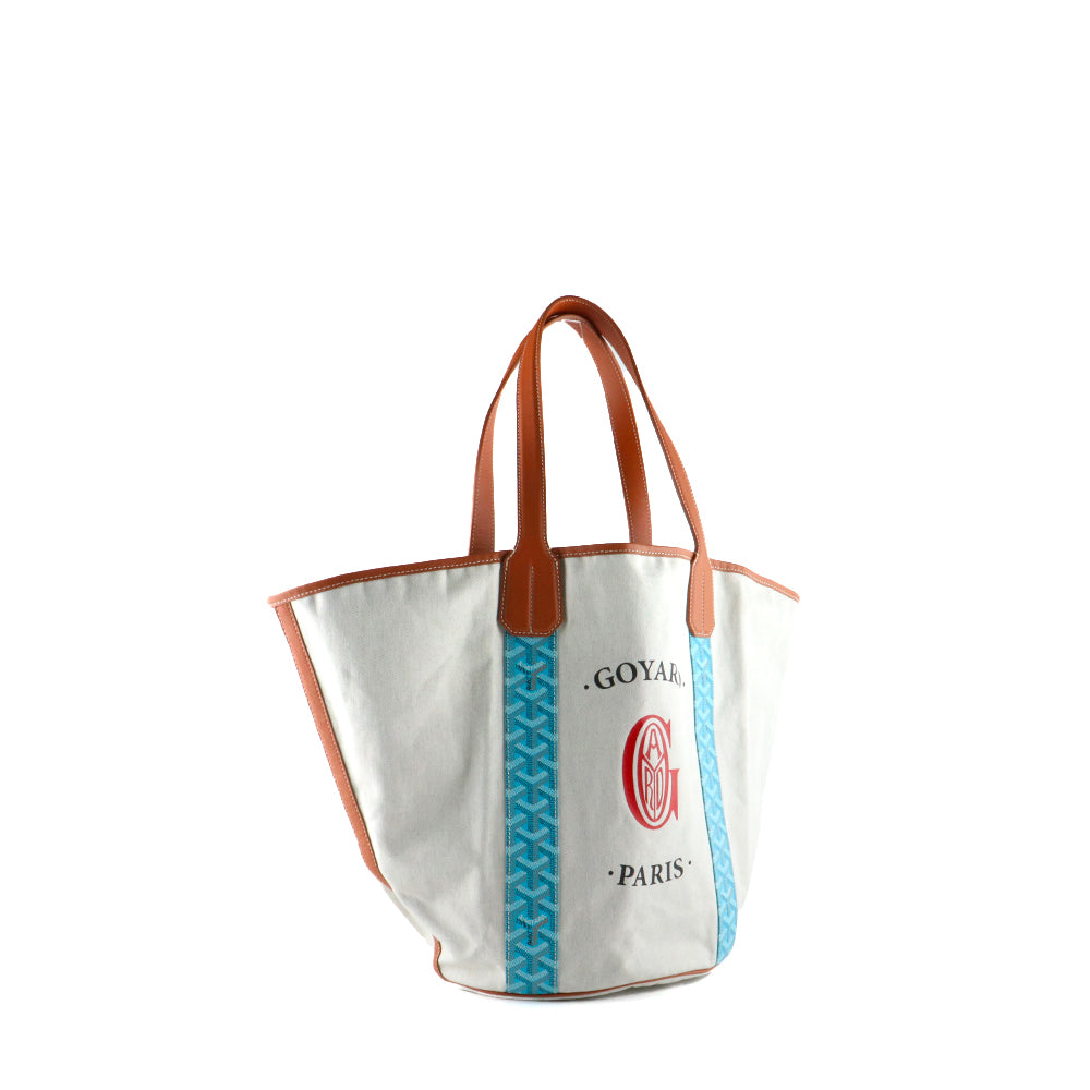 GOYARD - Sac cabas Belharra en toile et cuir réversible