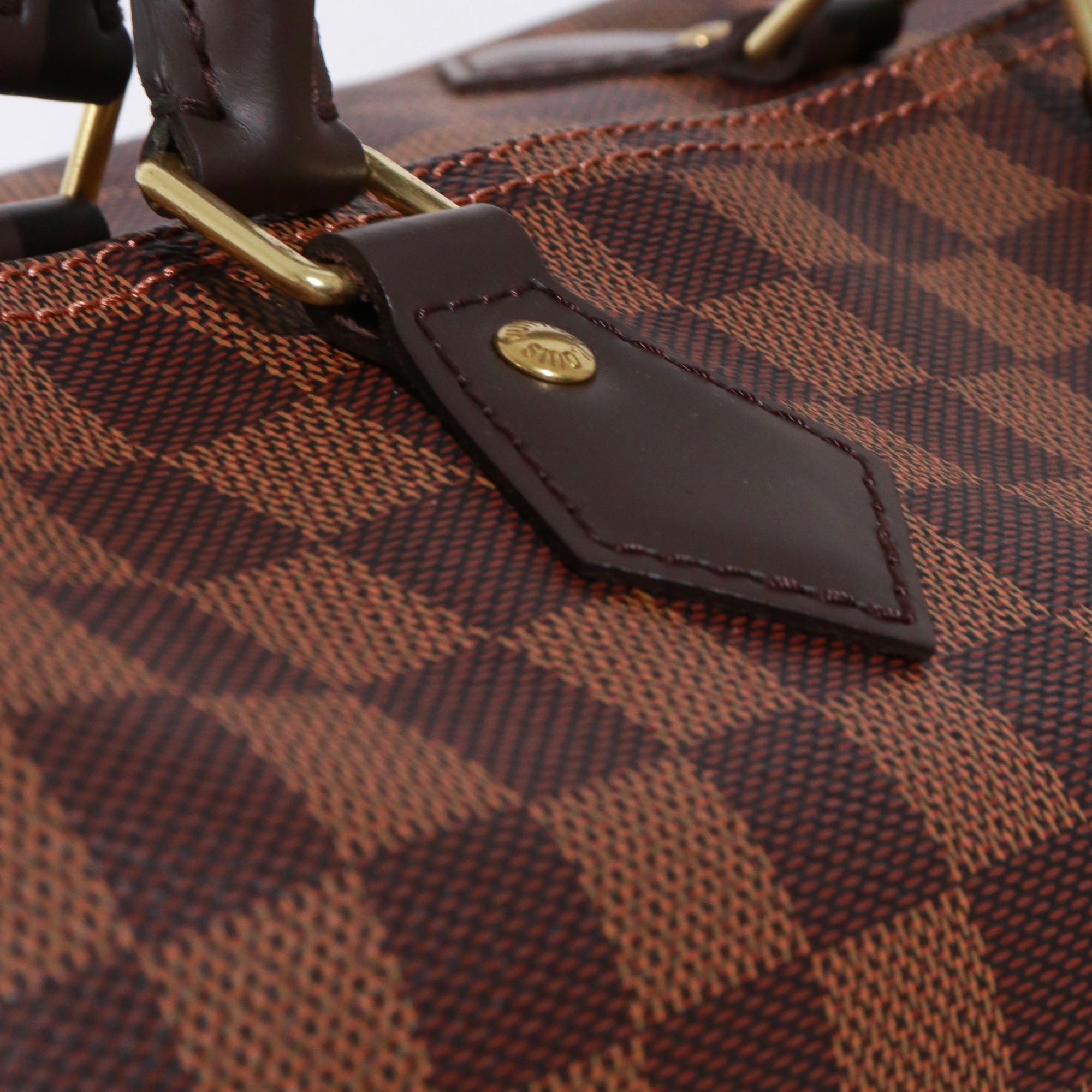 LOUIS VUITTON - Louis Vuitton Speedy 35 shoulder bag in Damier Ébène canvas