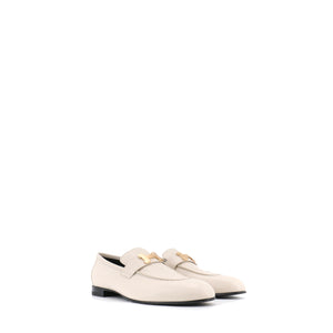 HERMÈS - Paris Hermès loafers in beige goat leather (T40)