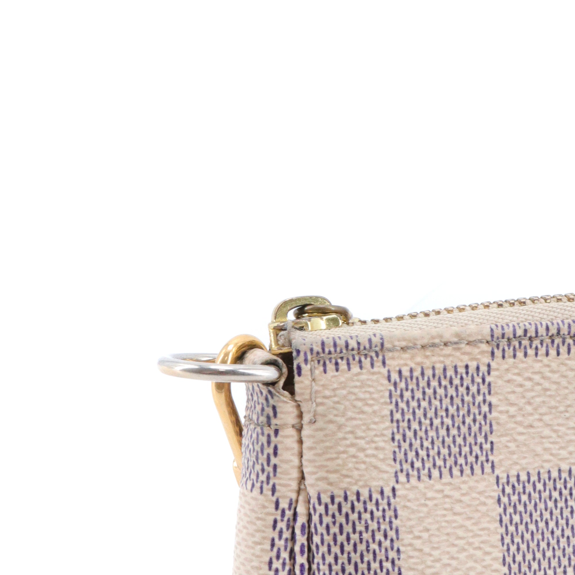 LOUIS VUITTON - Mini Louis Vuitton Accessory Pouch in Damier Azur canvas