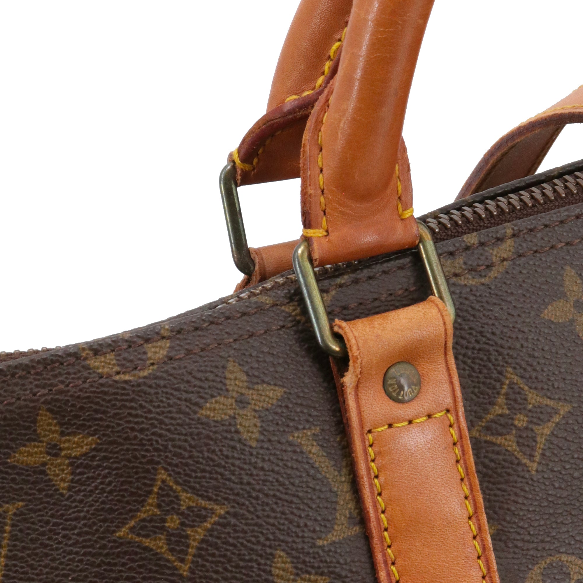 LOUIS VUITTON - Sac de voyage Keepall 55 Louis Vuitton en toile monogrammée vintage