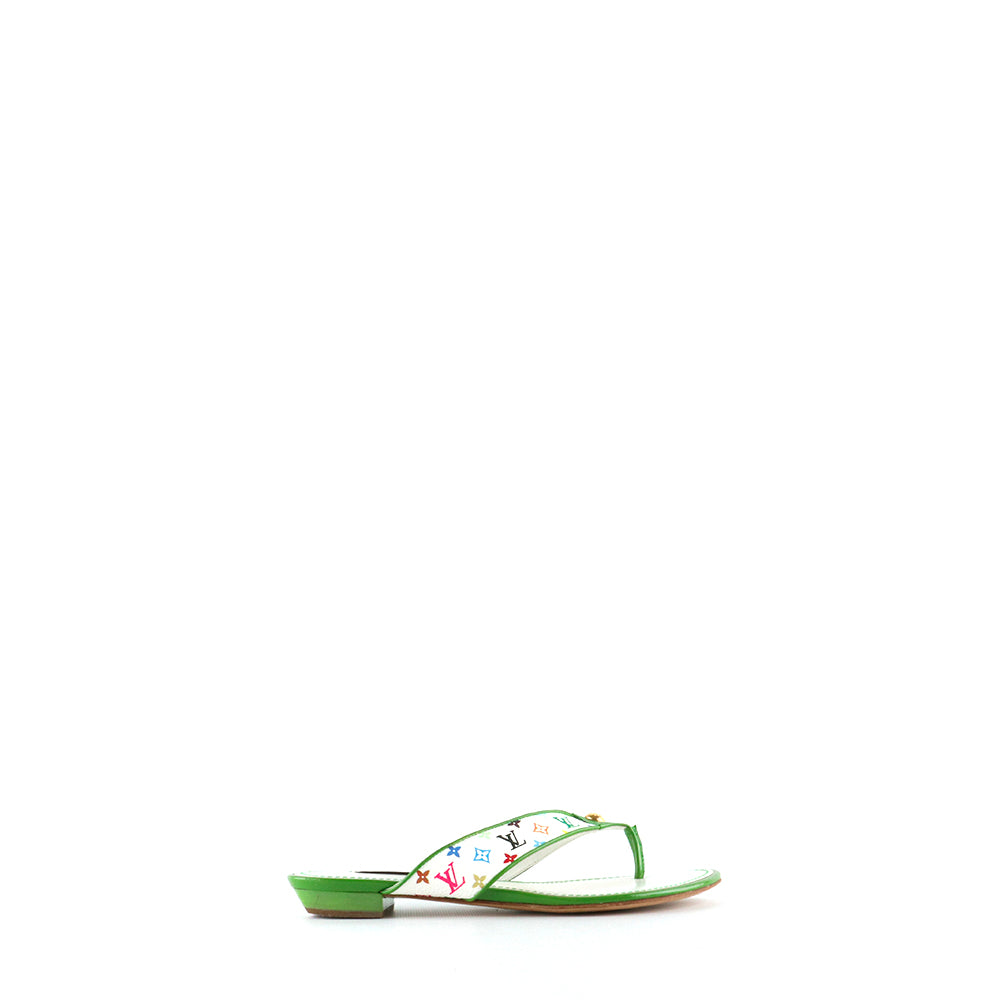 LOUIS VUITTON - Sandales plates LV x Murakami (T35)