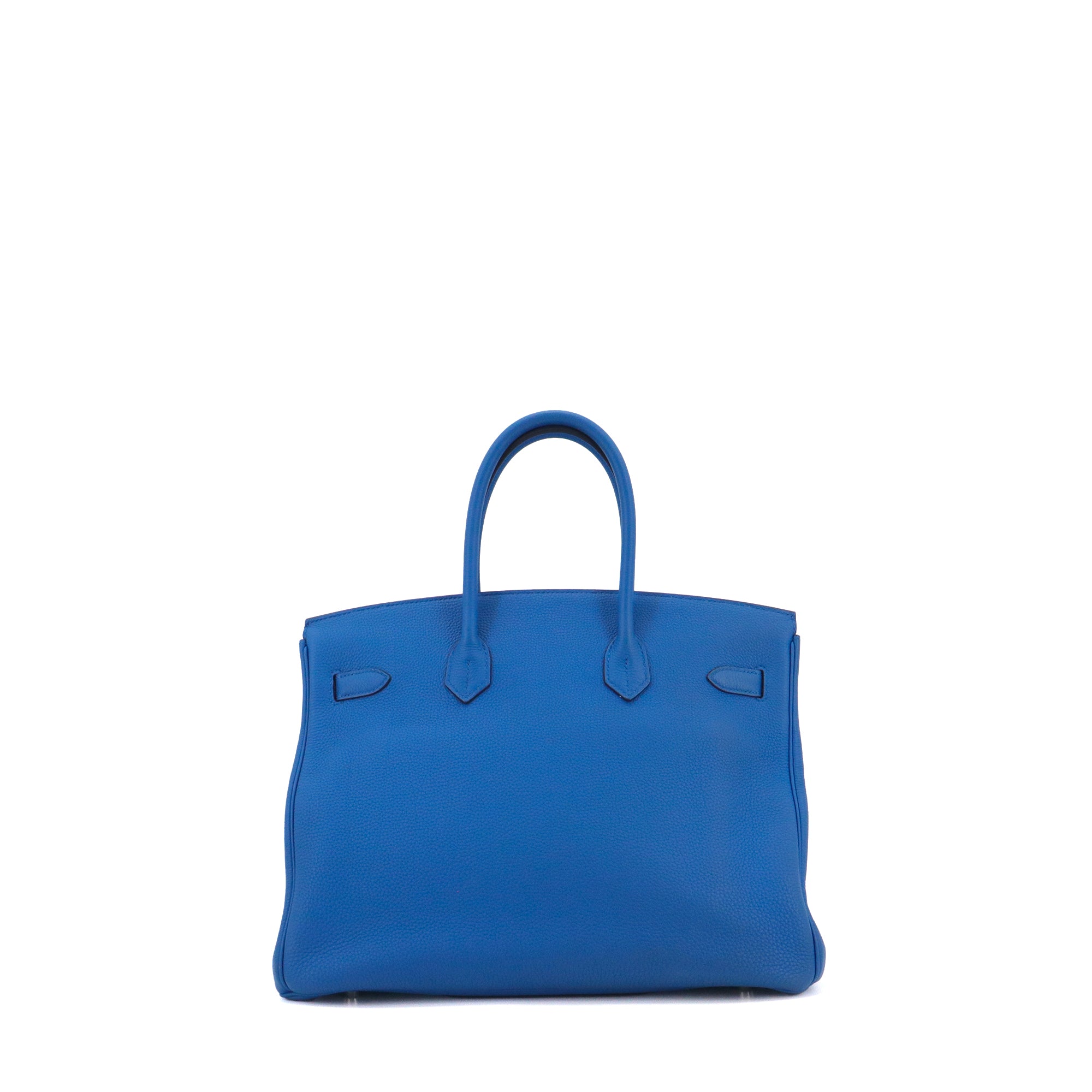 HERMÈS - Birkin 35 handbag in black togo leather 
