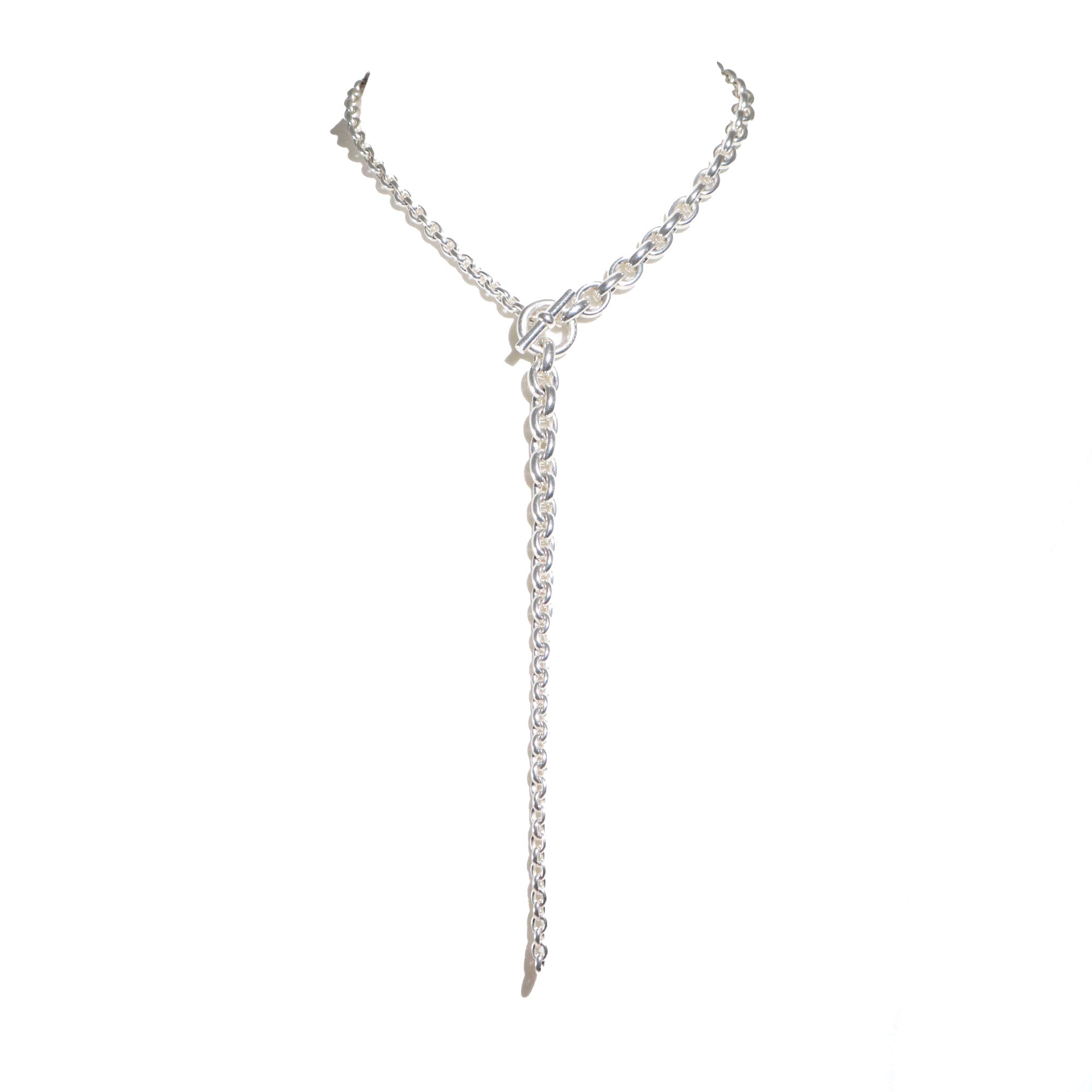 HERMÈS - Hermès chain necklace in silver
