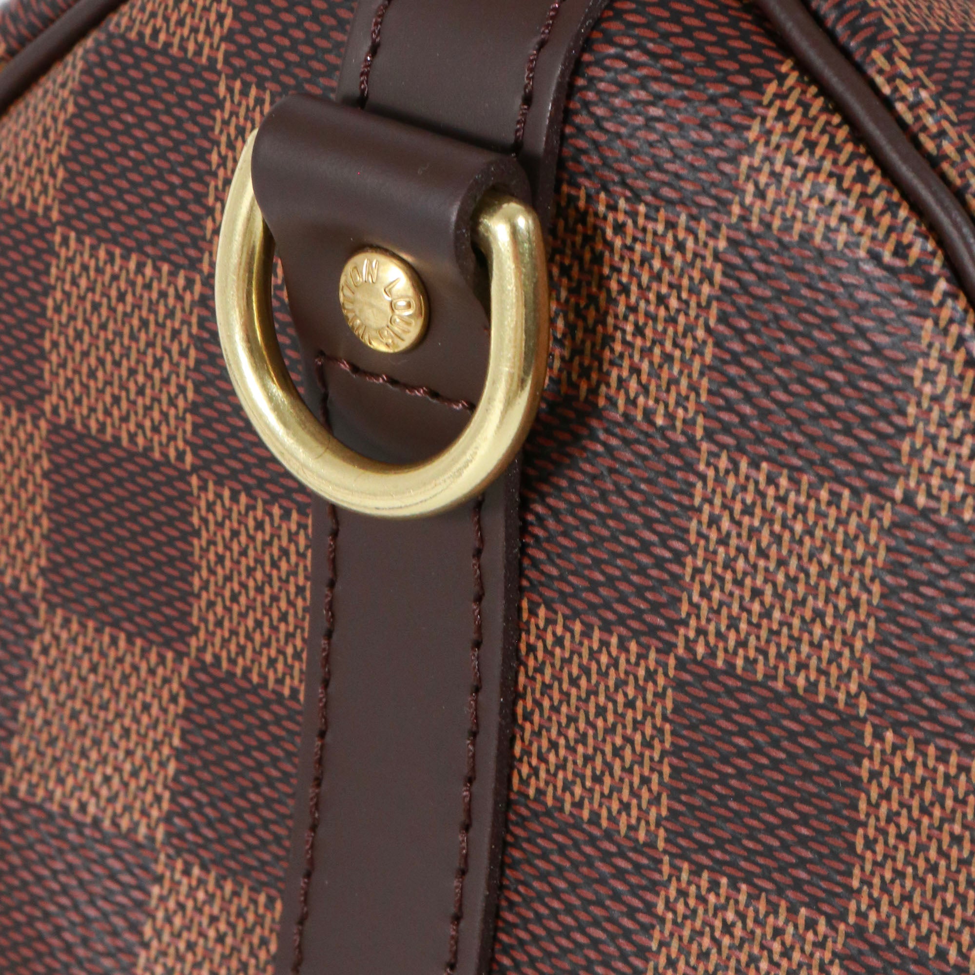 LOUIS VUITTON - Louis Vuitton Speedy 35 shoulder bag in Damier Ébène canvas