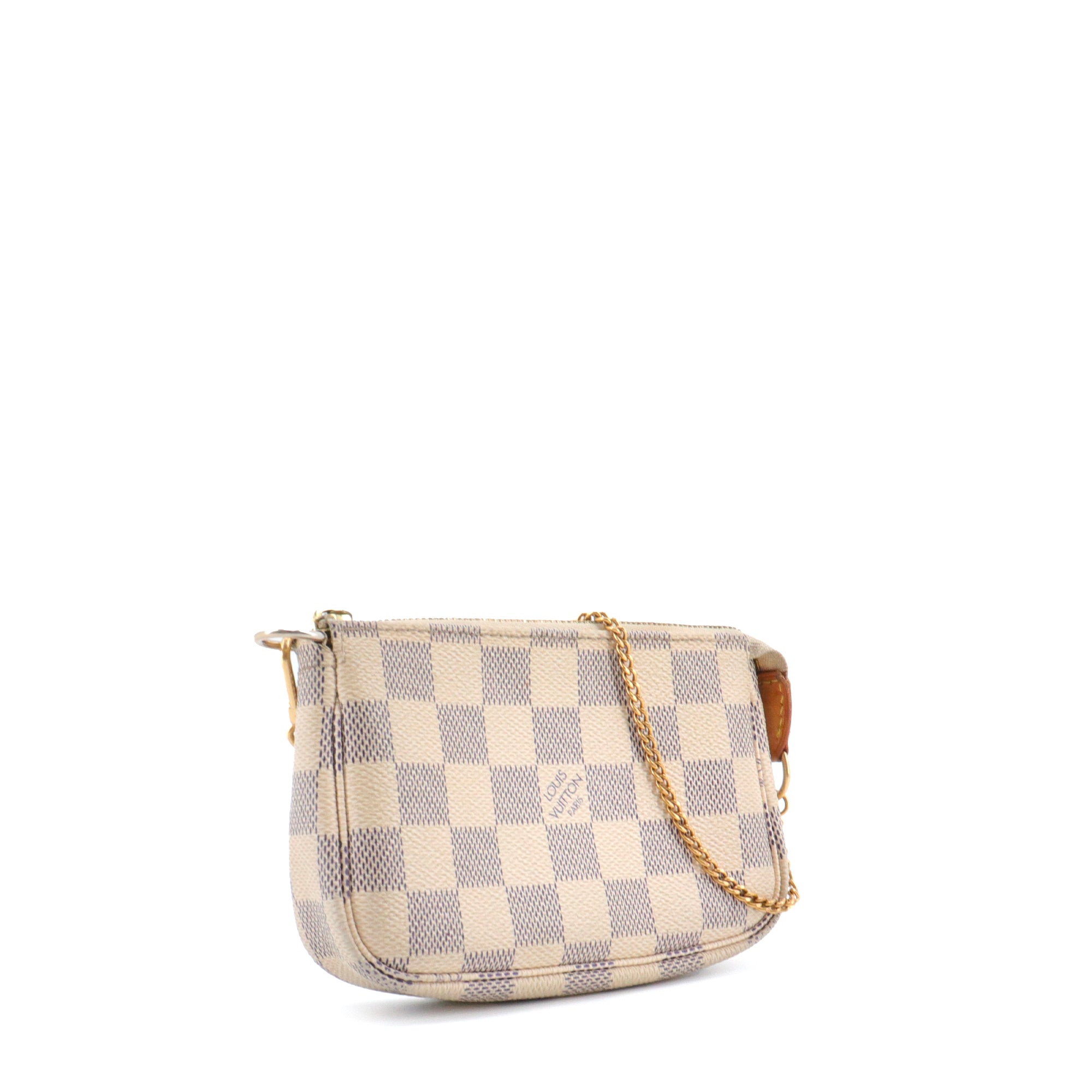 LOUIS VUITTON - Mini Louis Vuitton Accessory Pouch in Damier Azur canvas