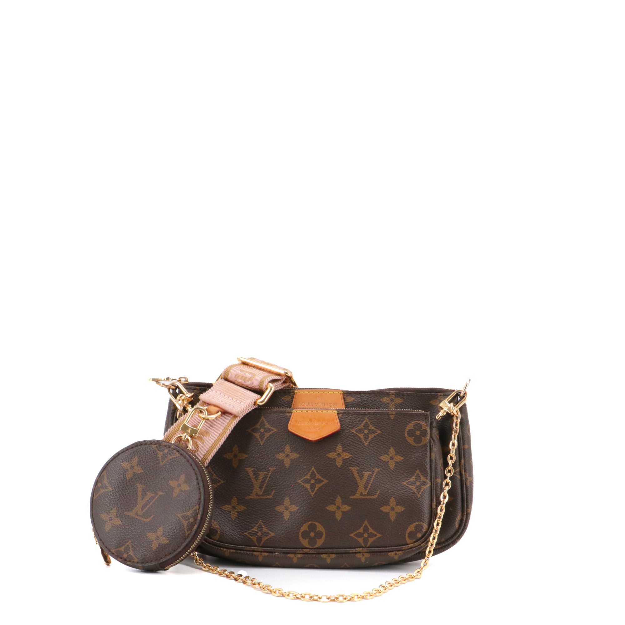 LOUIS VUITTON - Louis Vuitton Monogrammed Canvas Multi-Pouch Accessory Shoulder Bag