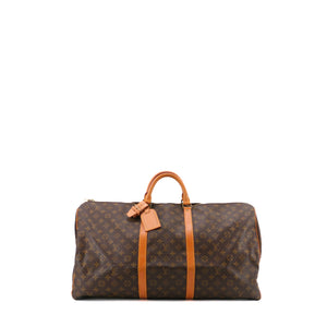 LOUIS VUITTON - Louis Vuitton Keepall 60 travel bag in vintage monogrammed canvas