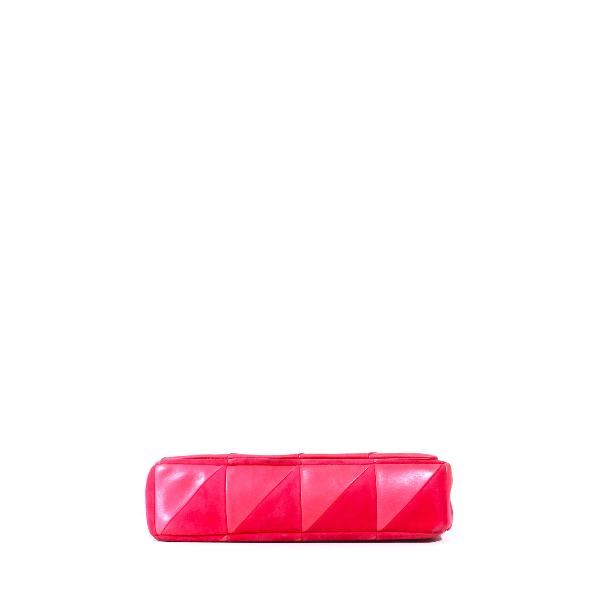 SAINT LAURENT - Sac à bandoulière Jamie medium Saint Laurent bi-matière cuir daim rose