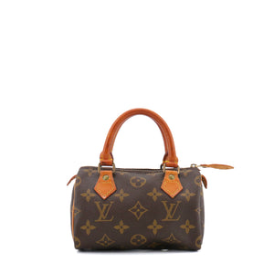 LOUIS VUITTON - Louis Vuitton Nano Speedy Handbag in Vintage Monogrammed Canvas