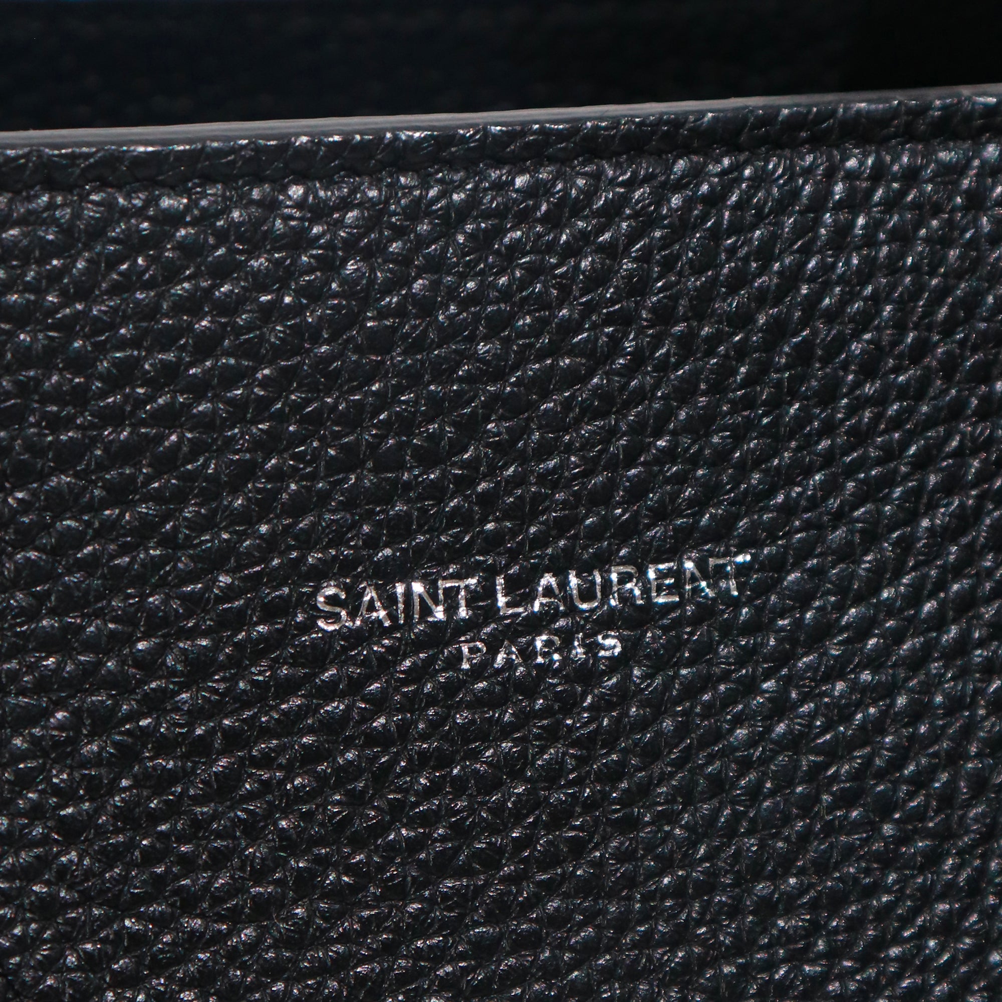 SAINT LAURENT - Small Sac de Jour in black grained leather