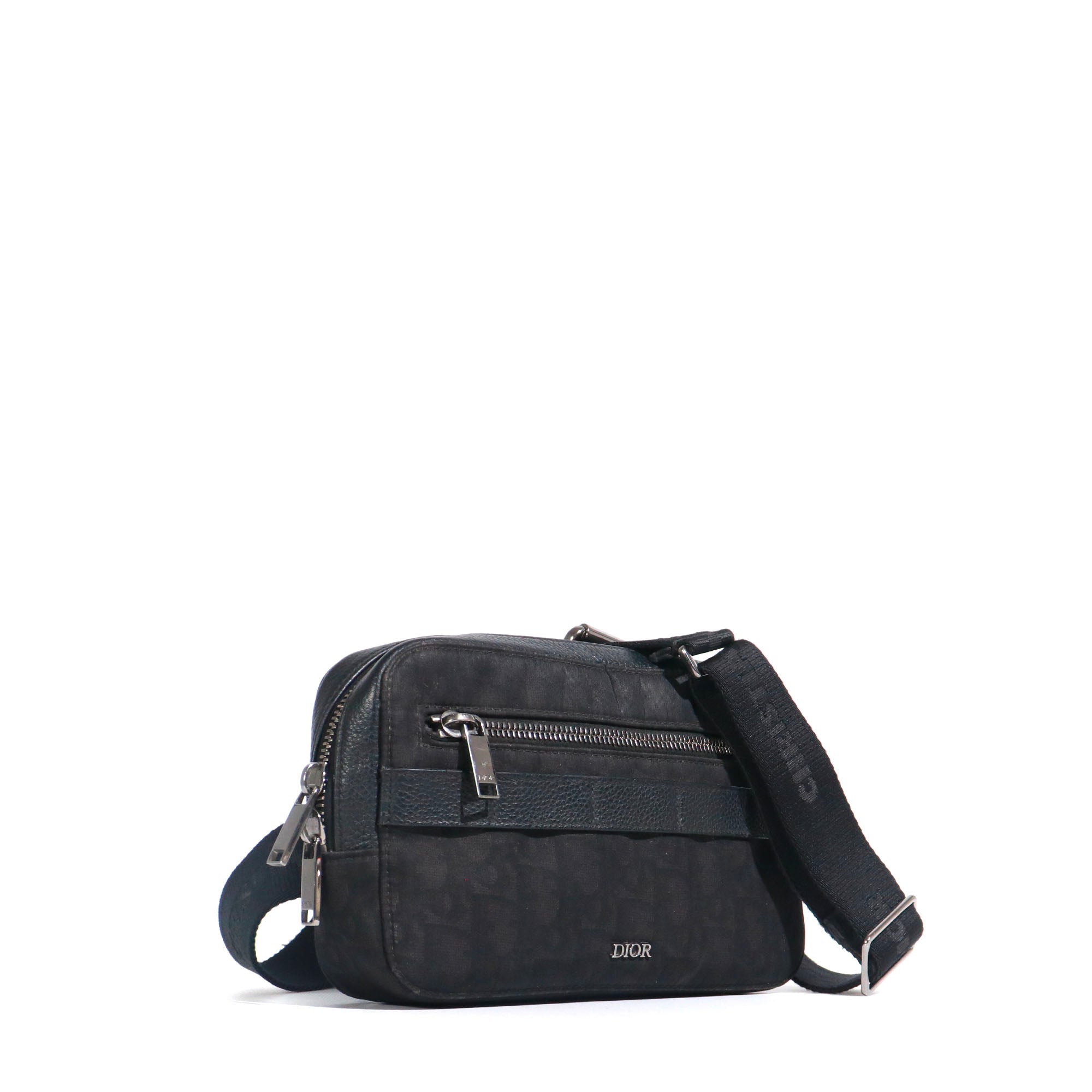 DIOR - Pochette ceinture Dior Oblique Pixel en nylon et cuir