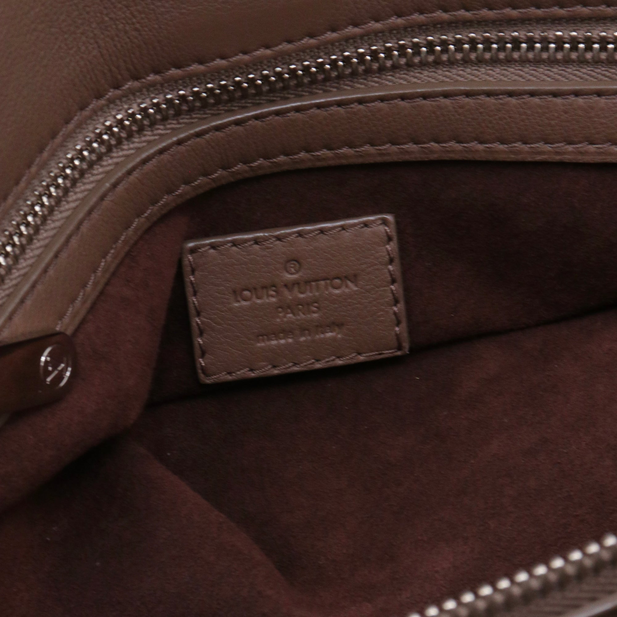 LOUIS VUITTON - Sac à main Antheia Lilia Louis Vuitton en cuir marron