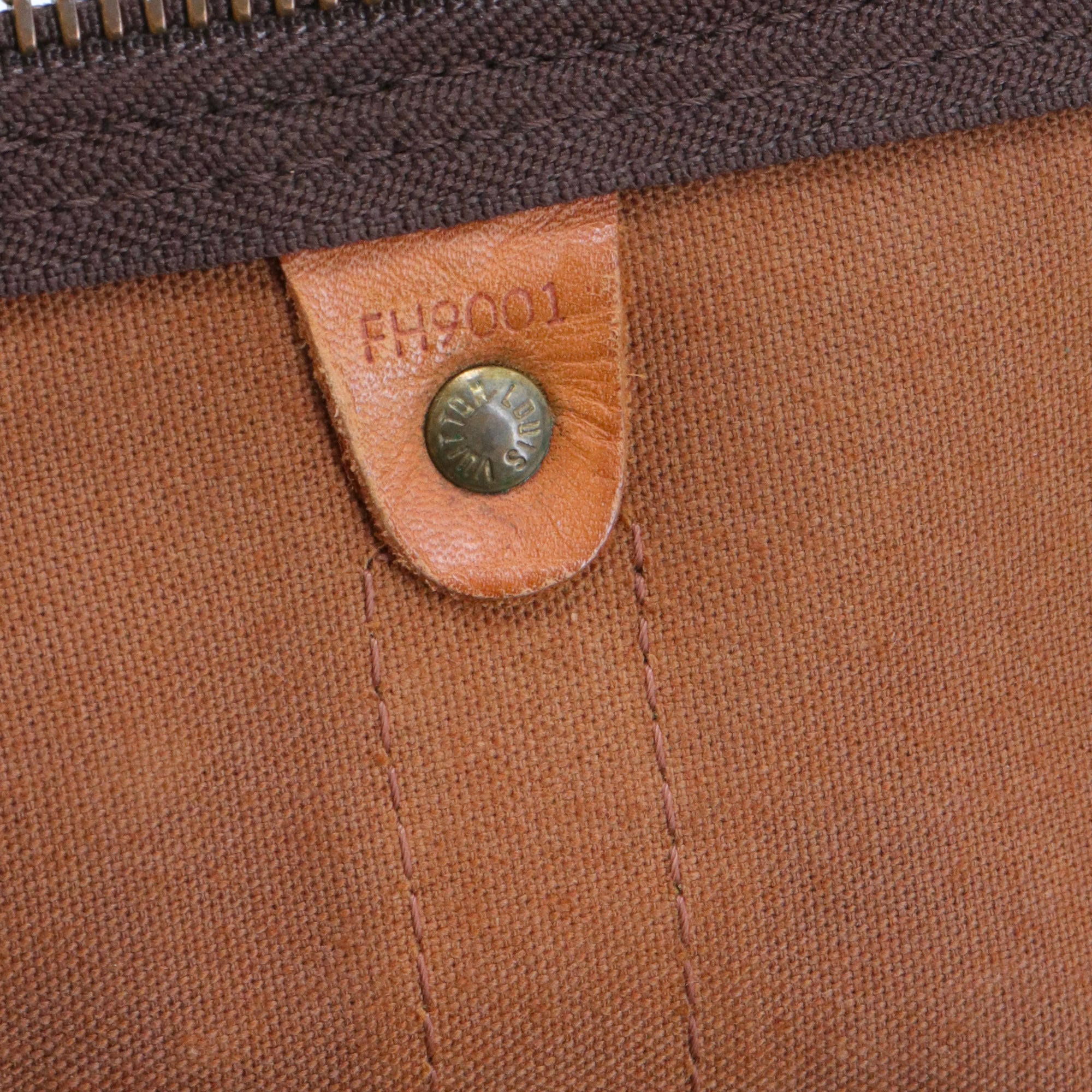 LOUIS VUITTON - Sac de voyage Keepall 55 Louis Vuitton en toile monogrammée vintage