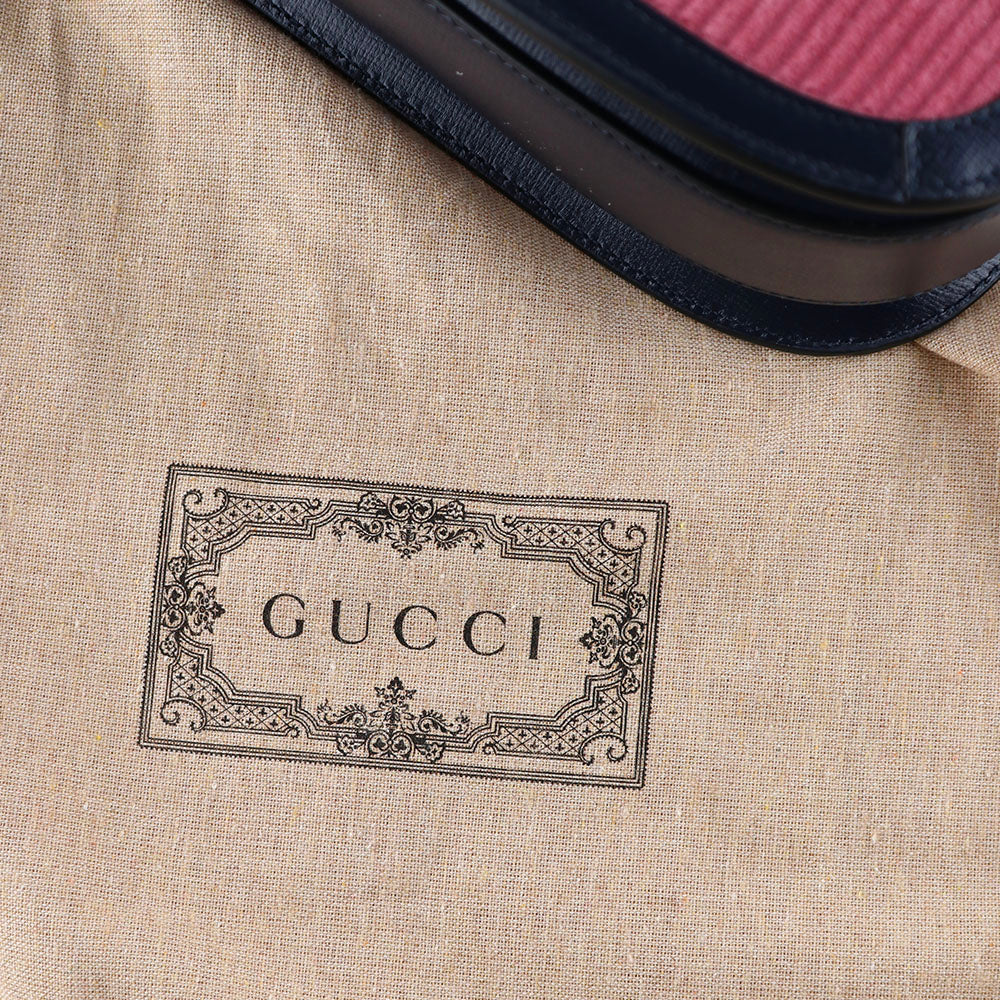 GUCCI - Sac à bandoulière Horsebit 1955 en cuir et velours