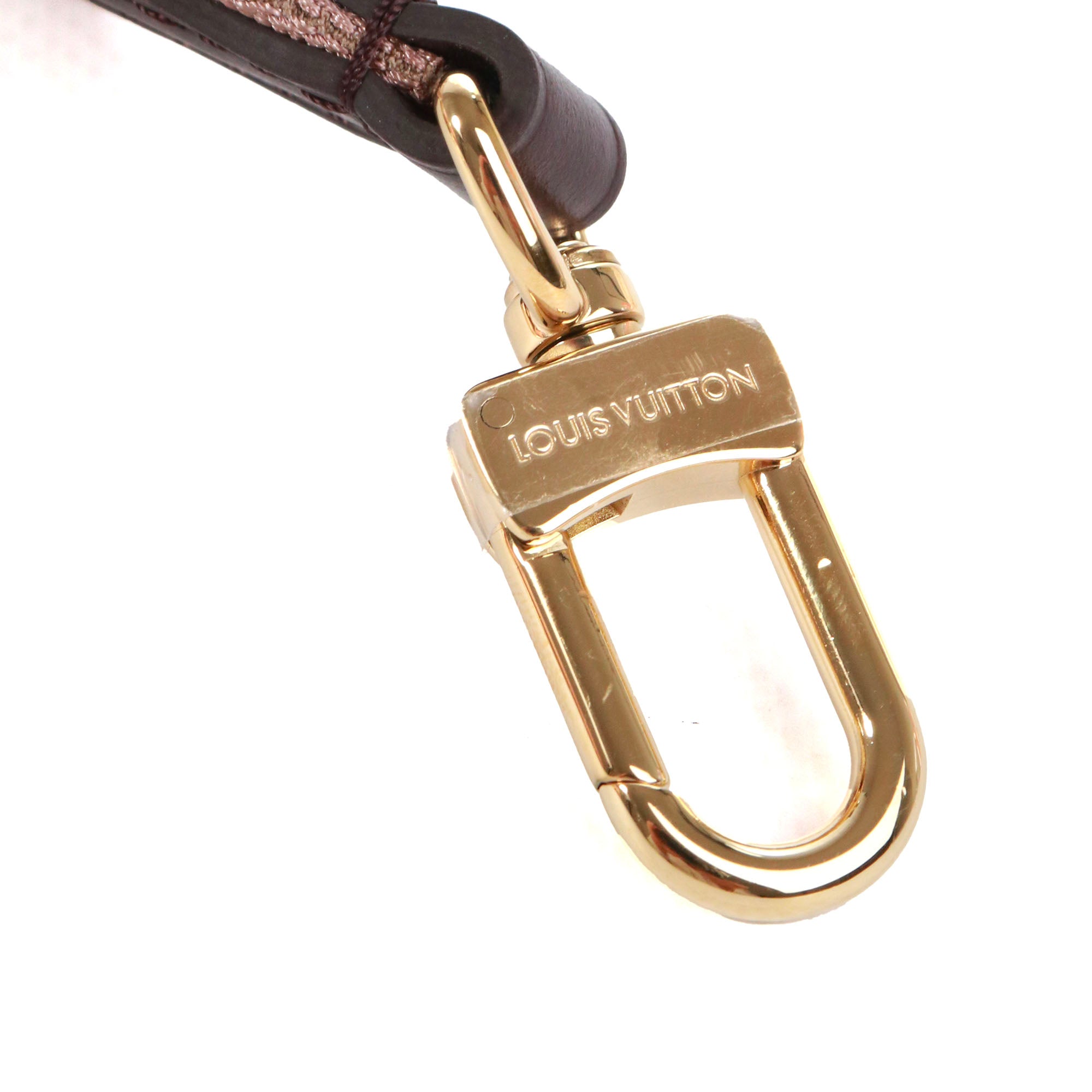 LOUIS VUITTON - Louis Vuitton adjustable bag strap in beige canvas