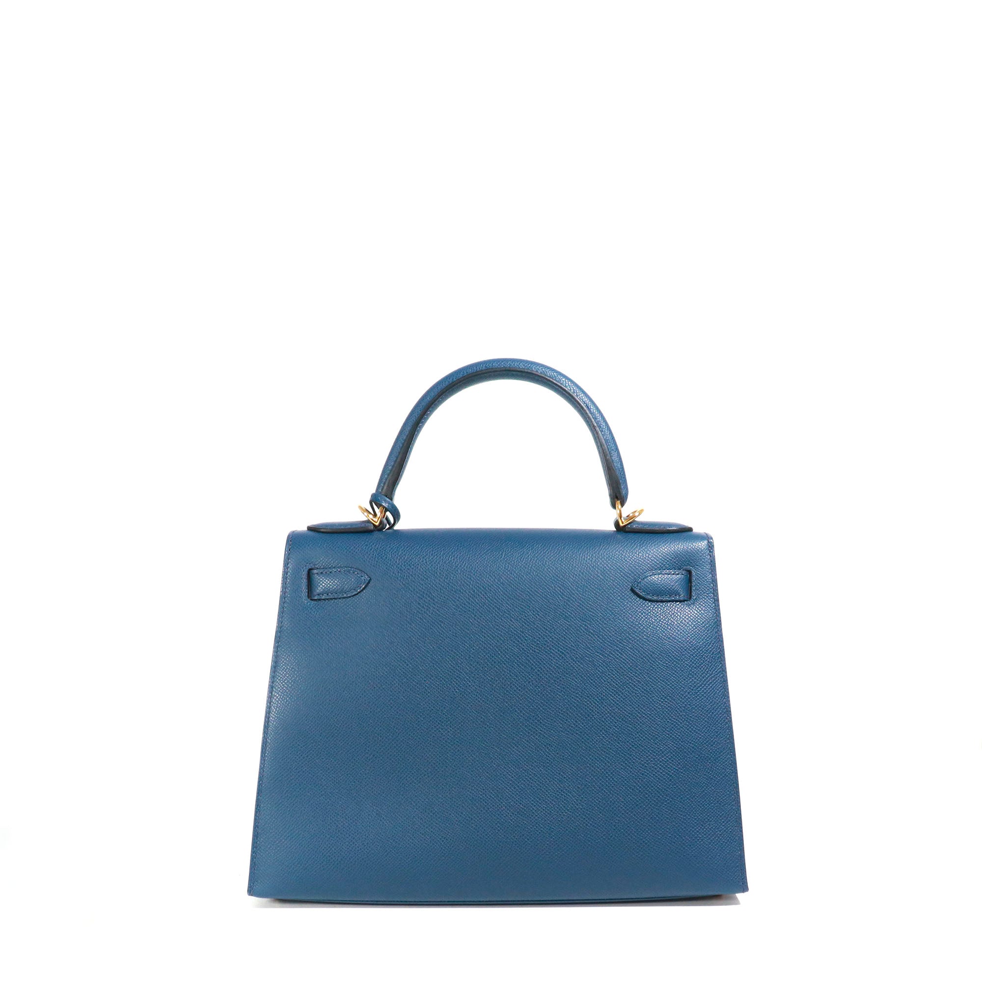 HERMÈS - Hermès Sellier Kelly 28 handbag in Prussian Blue Epsom leather