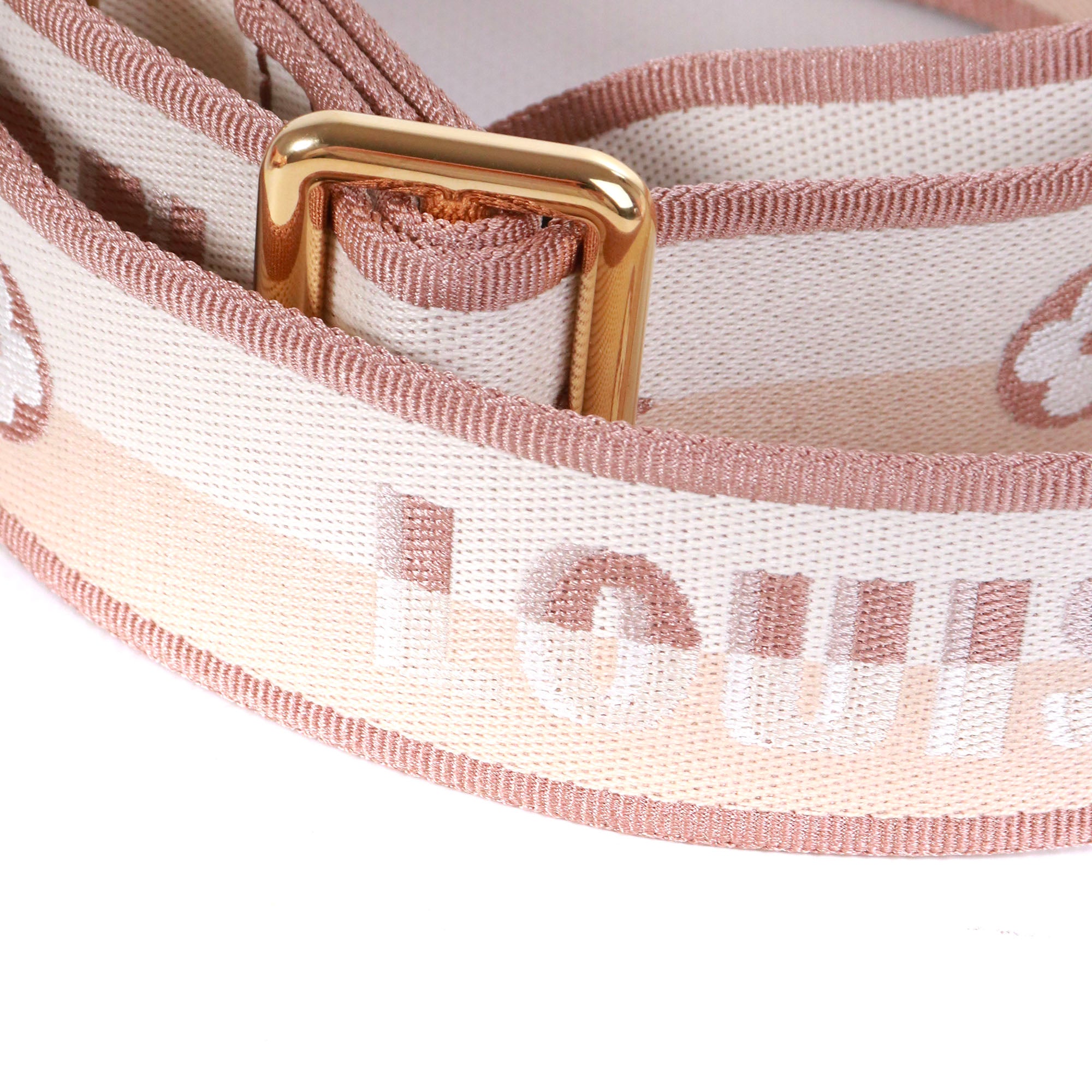 LOUIS VUITTON - Louis Vuitton adjustable bag strap in beige canvas