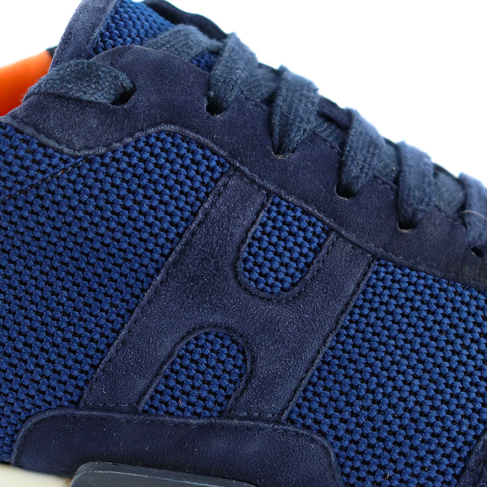 HERMÈS - Starter sneakers in blue canvas (T41)