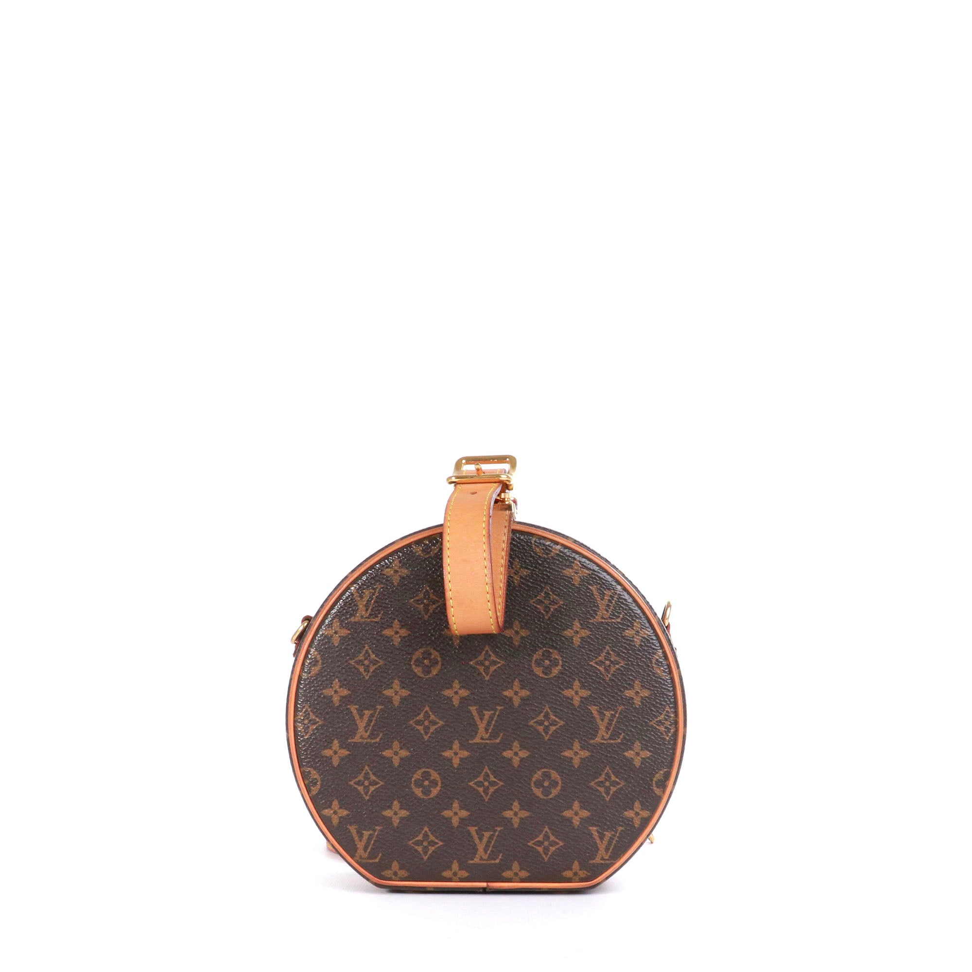 LOUIS VUITTON - Sac à bandoulière Petite Boîte Chapeau Louis Vuitton en toile monogramme