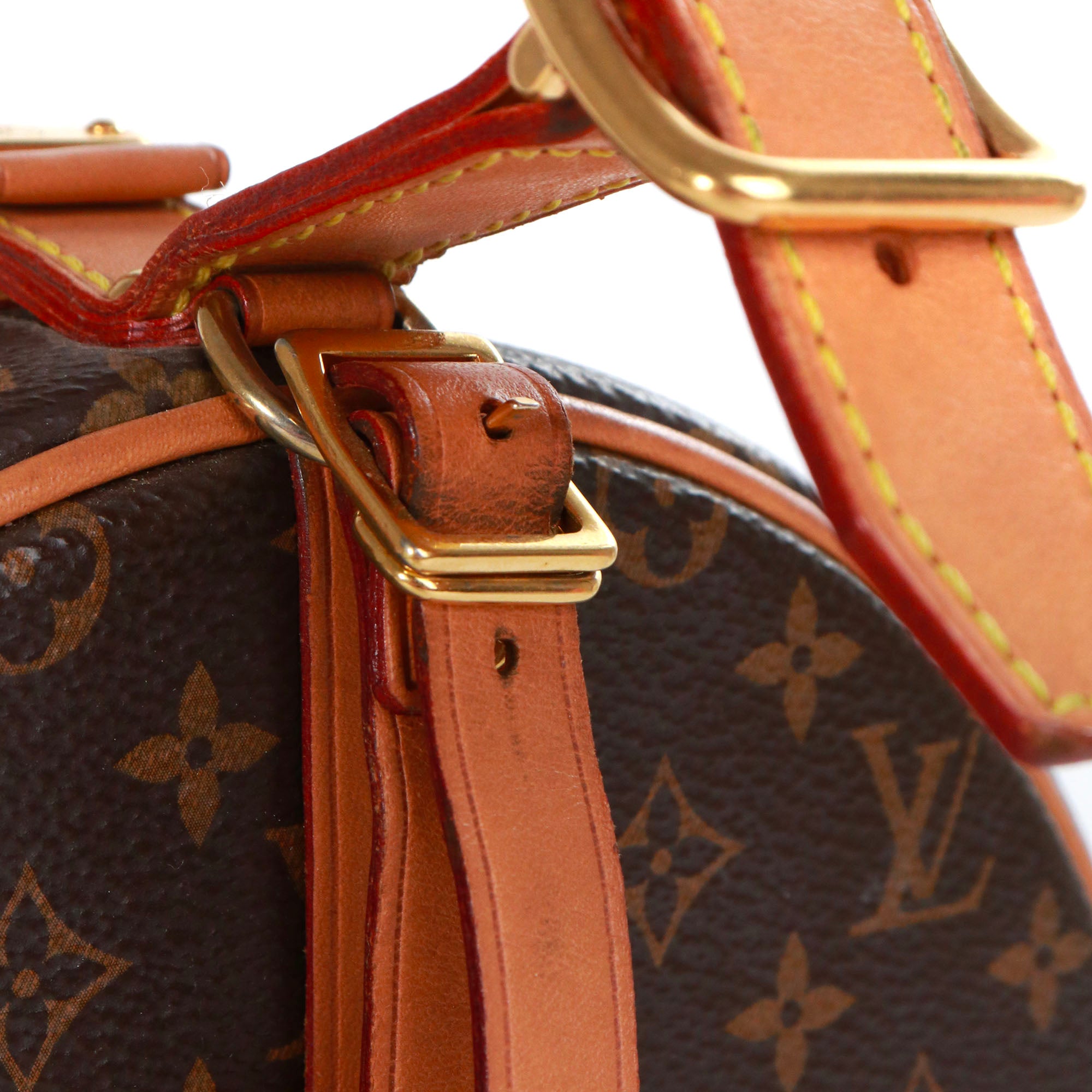 LOUIS VUITTON - Sac à bandoulière Petite Boîte Chapeau Louis Vuitton en toile monogramme