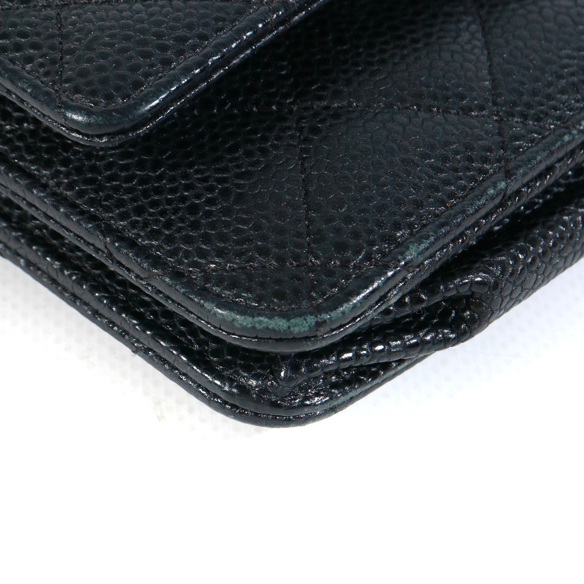 CHANEL - Sac Wallet On Chain Timeless Chanel en cuir caviar noir