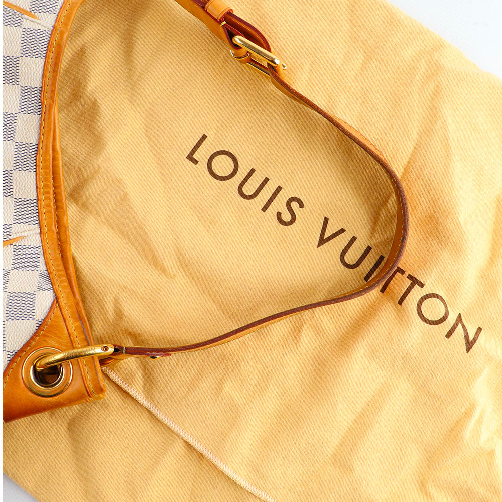 LOUIS VUITTON - Sac cabas Galliera en toile damier azur