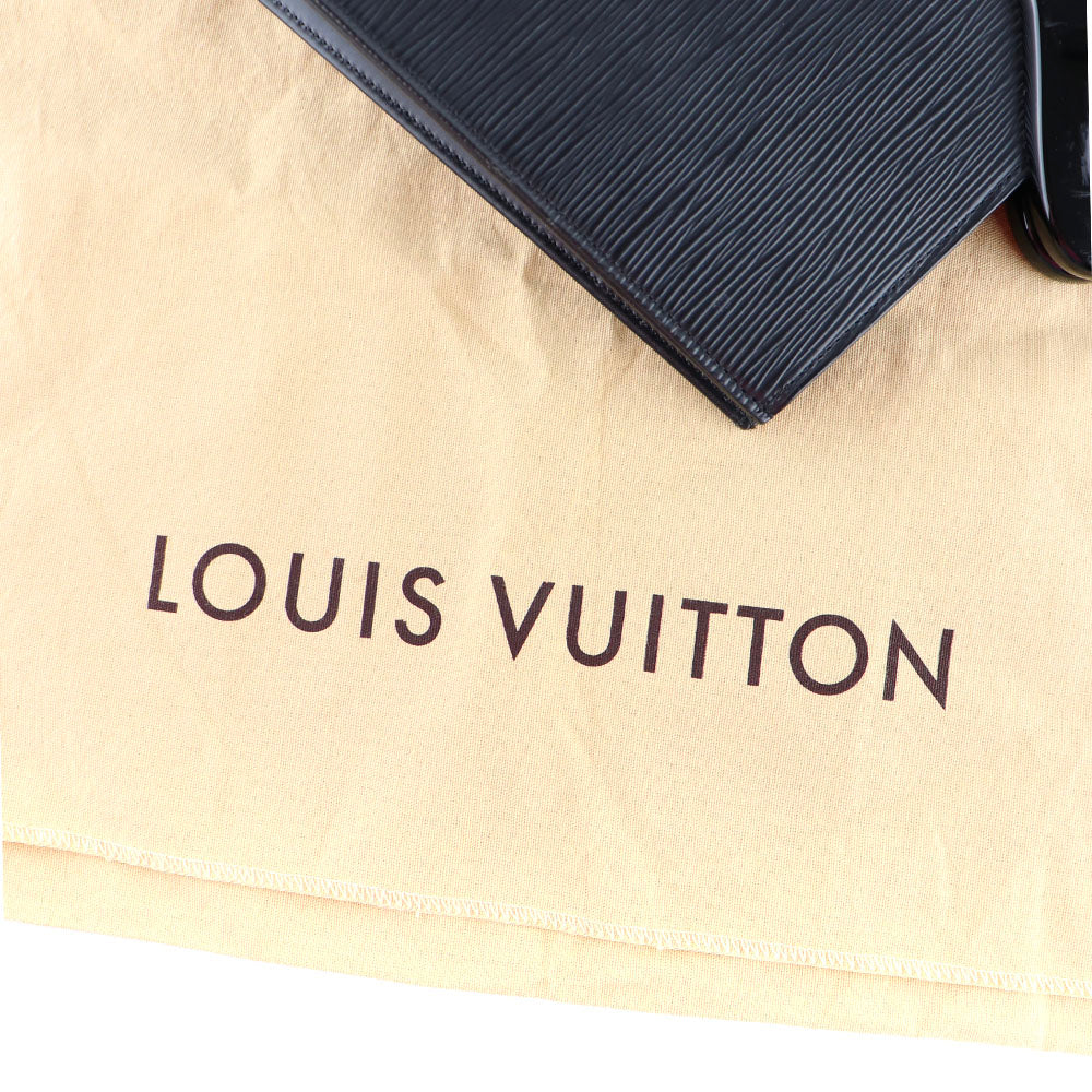 LOUIS VUITTON - Sac cabas plat Ombre en cuir épi noir