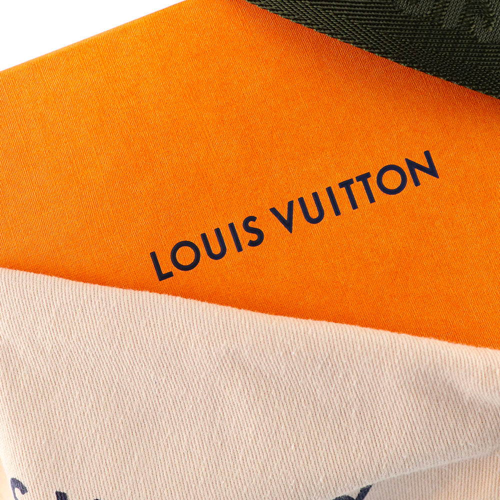 LOUIS VUITTON - Bandoulière de sac réglable en toile et porte-monnaie