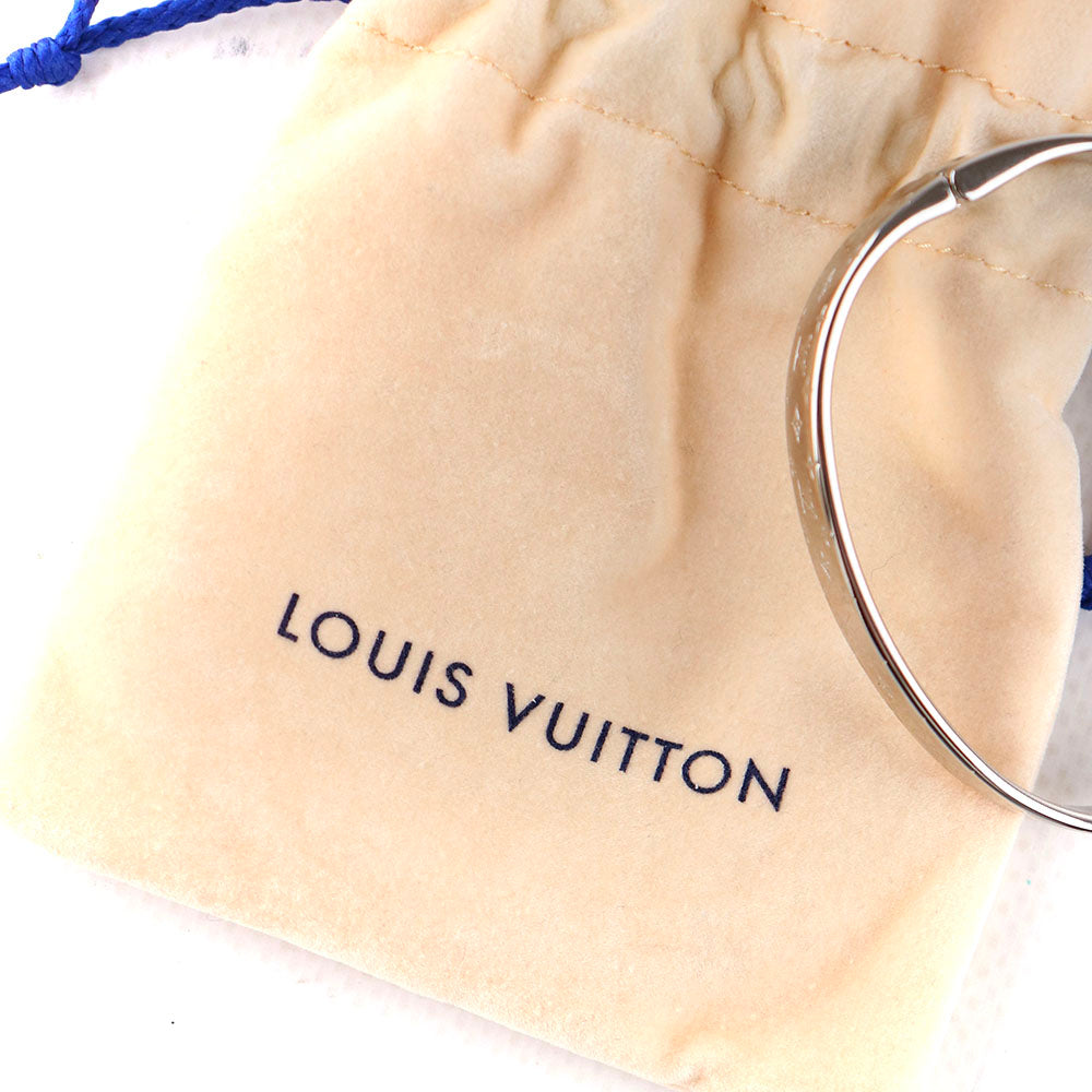 LOUIS VUITTON - Bracelet Nanogram en métal argenté