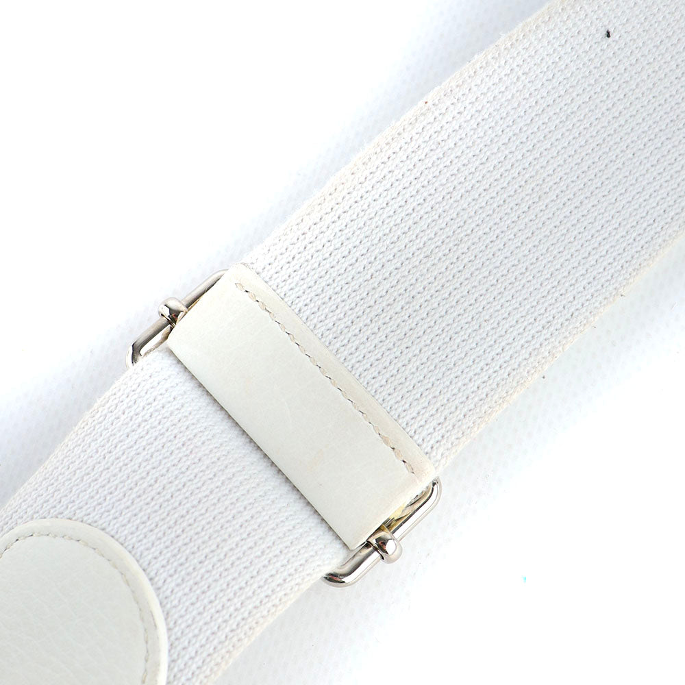 HERMÈS - Sac à bandoulière Evelyne 29 cuir Clémence blanc