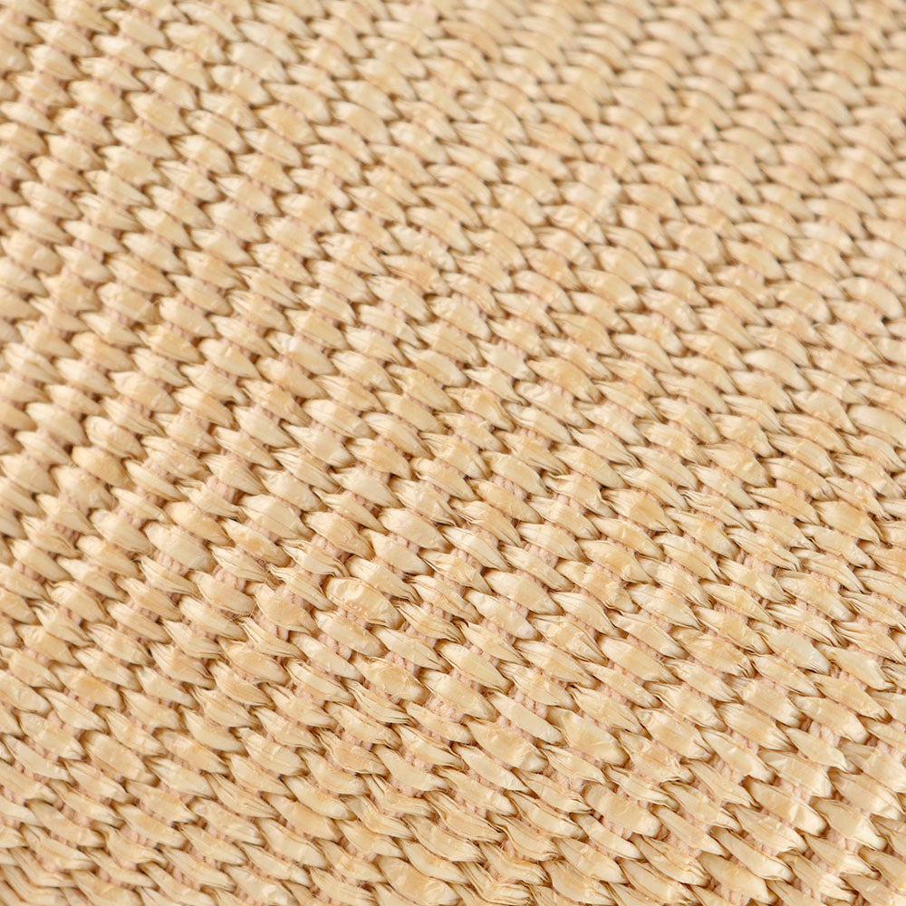 FENDI - White leather and vintage straw handbag