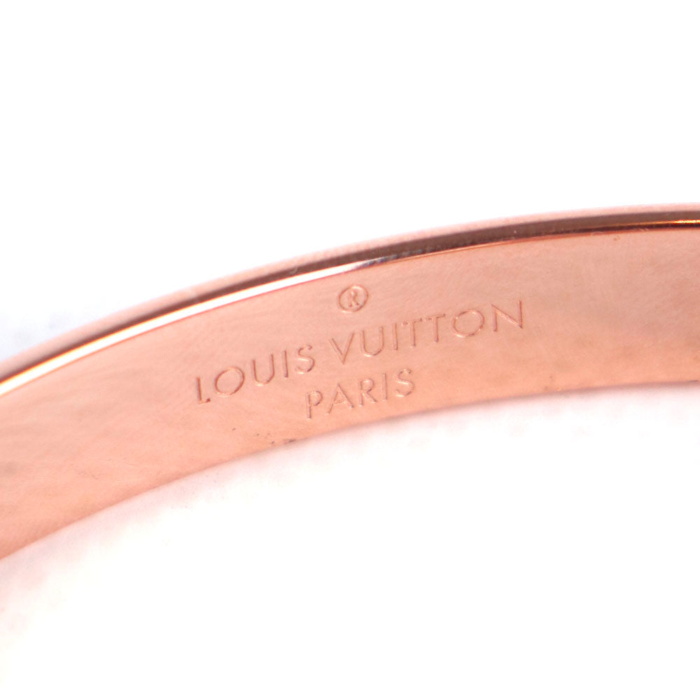 LOUIS VUITTON - Bracelet Nanogram en métal rose gold